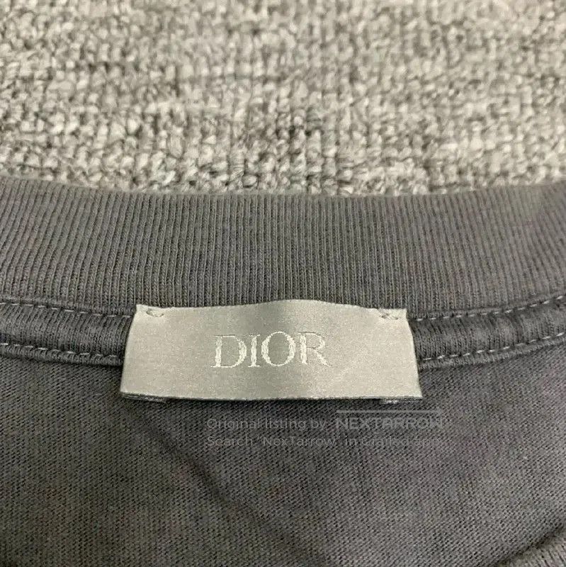 Dior Dior Gray Cotton Women's T. Size L / US 10 / IT 46 - 8 Thumbnail