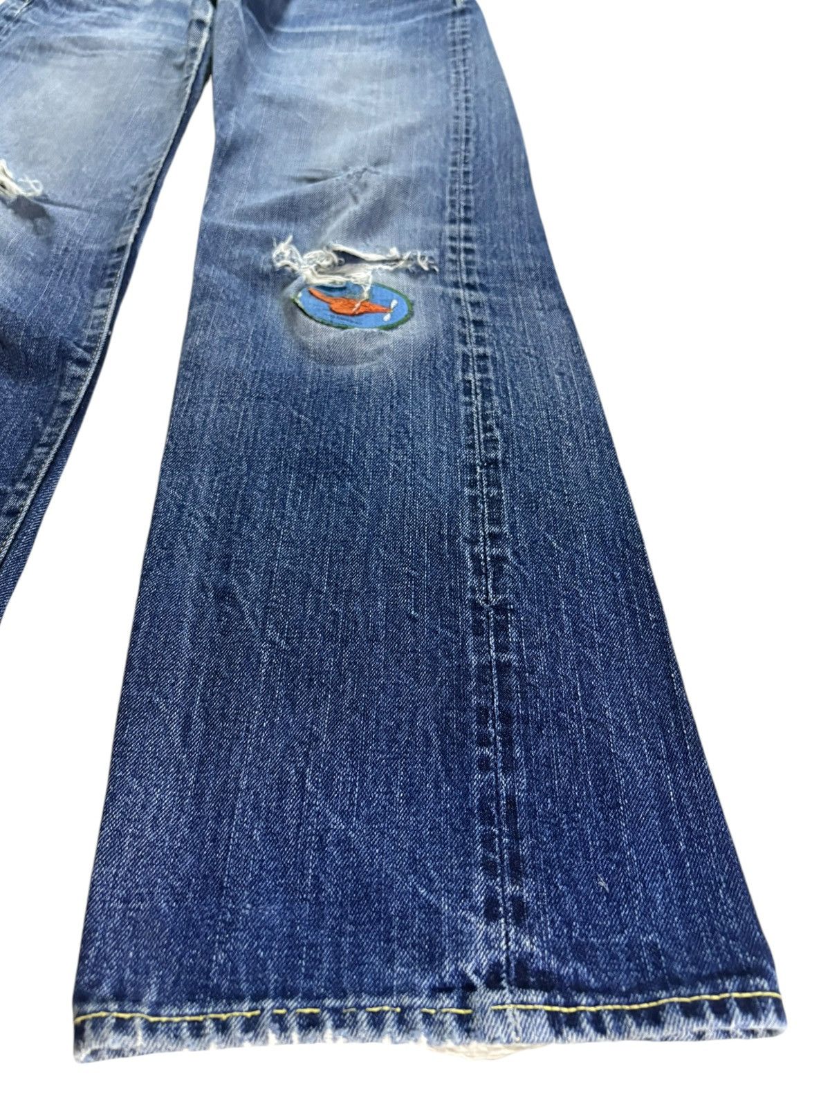 Eternal Vintage Eternal Japanese Selvedge Bartacks Loose Jeans Size US 31 - 8 Thumbnail