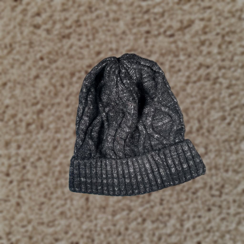 Walmart Walmart Beanie Hat Mens One Size Gray Knit Nylon Polyester Blend Ski Beanie Size ONE SIZE - 1 Thumbnail