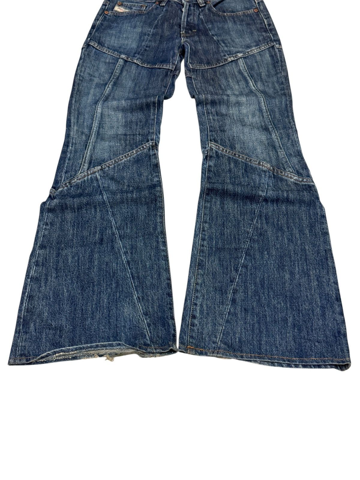 Diesel DIESEL INDUSTRY Flared Reconstructed Low Rise Denim Size US 28 / EU 44 - 8 Thumbnail