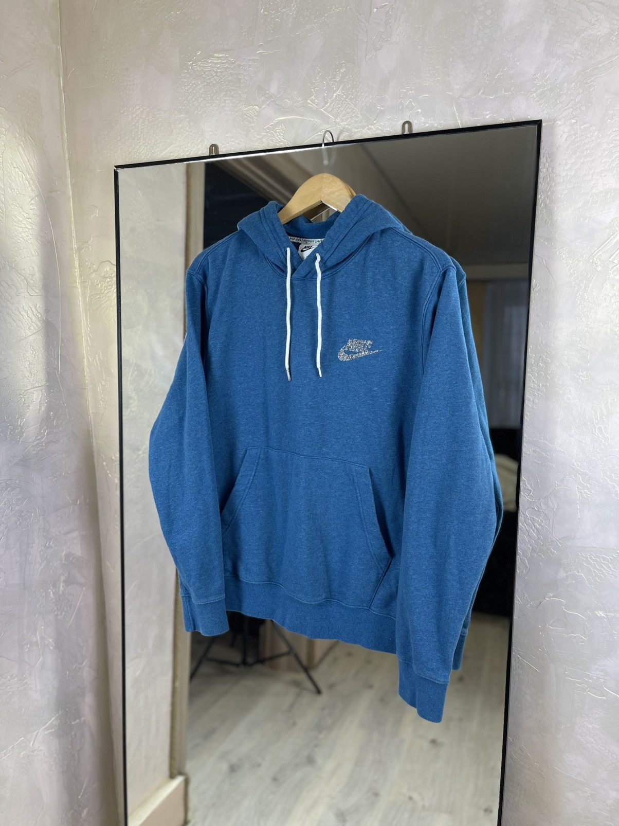 Nike Nike "Move to Zero" Sustainable Speckled Logo Hoodie Blue Size US M / EU 48-50 / 2 - 1 Thumbnail