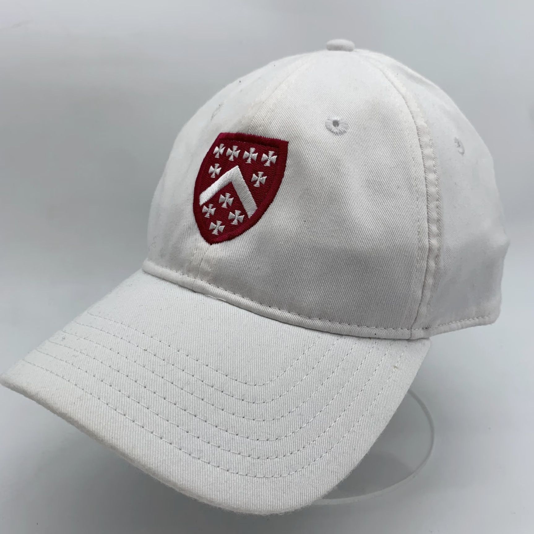 Callaway Callaway Hat Cap Fitted Mens XL White Golf Shield Logo Stretch Twill L/XL Size ONE SIZE - 2 Thumbnail
