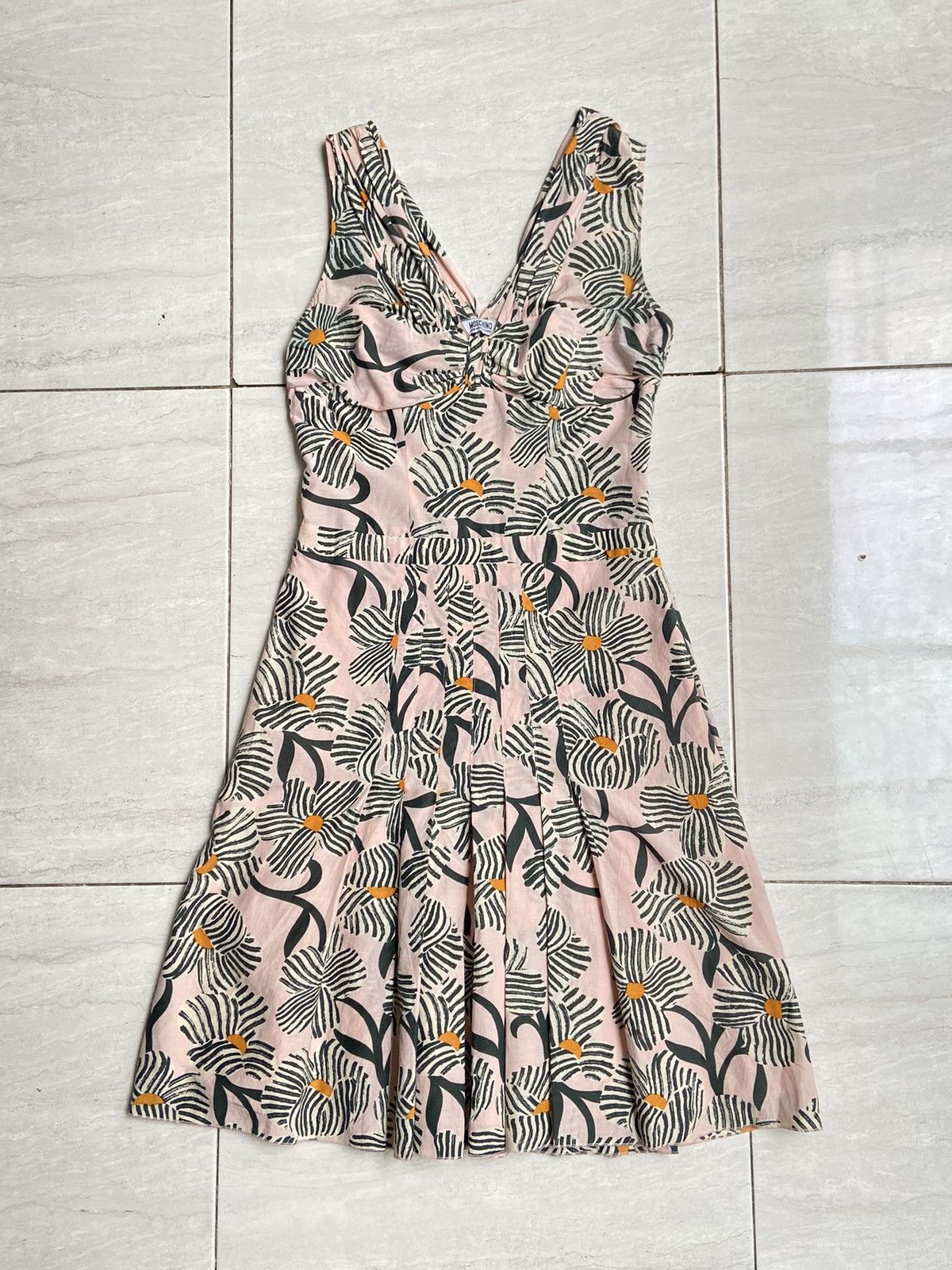 Moschino MOSCHINO Motive Midi Dress Size XS / US 0-2 / IT 36-38 - 7 Thumbnail