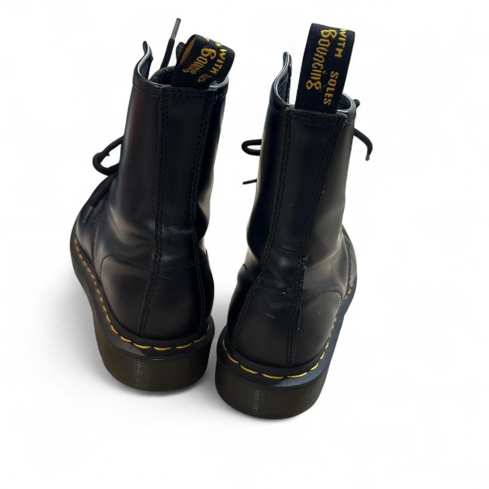 Dr. Martens Black dr martens 1460 smooth leather lace up boots size 5 Size US 5 / IT 35 - 4 Thumbnail