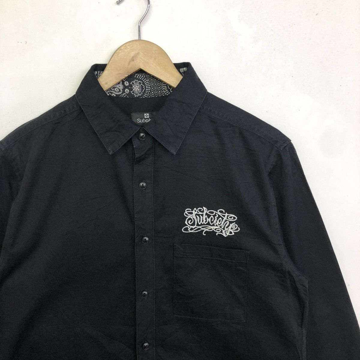 Shorty's Skateboards Subciety Skateboarding Embriodery Backhitt Button Shirt Size US L / EU 52-54 / 3 - 6 Thumbnail