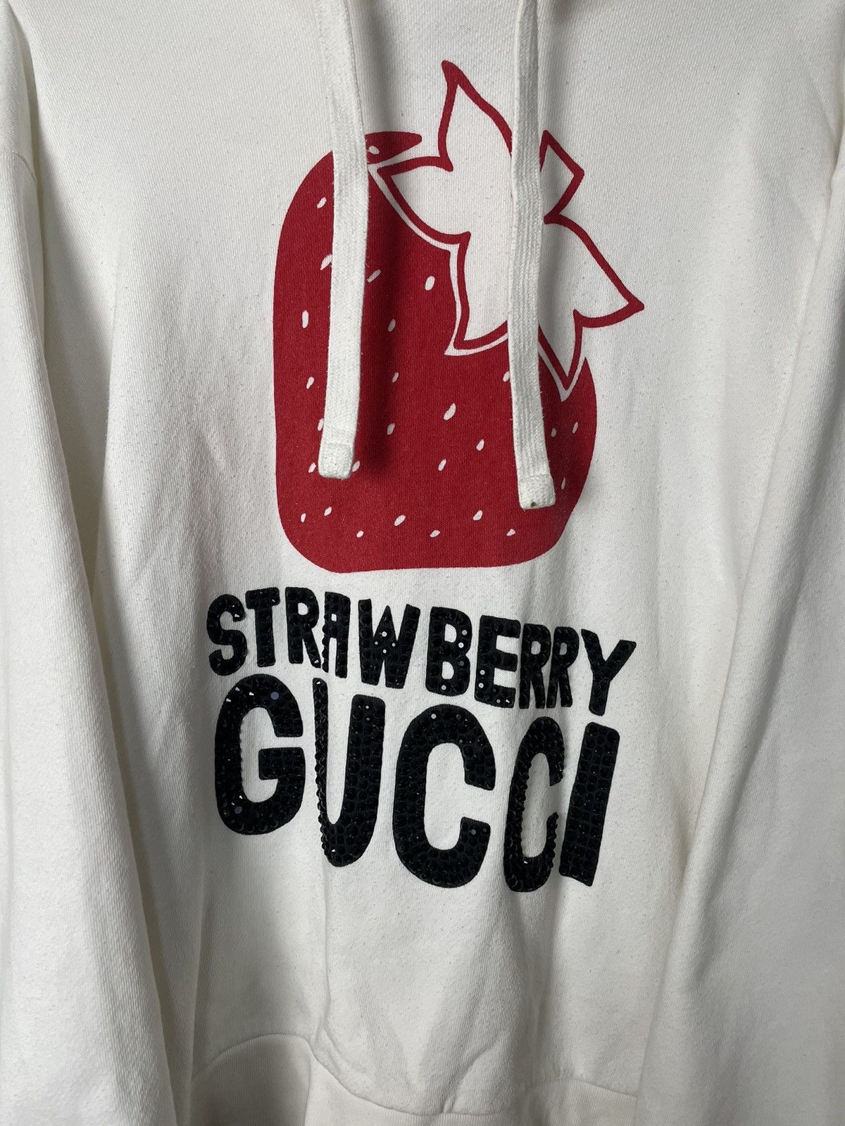 Gucci Gucci strawberry hoodie Size US L / EU 52-54 / 3 - 2 Thumbnail