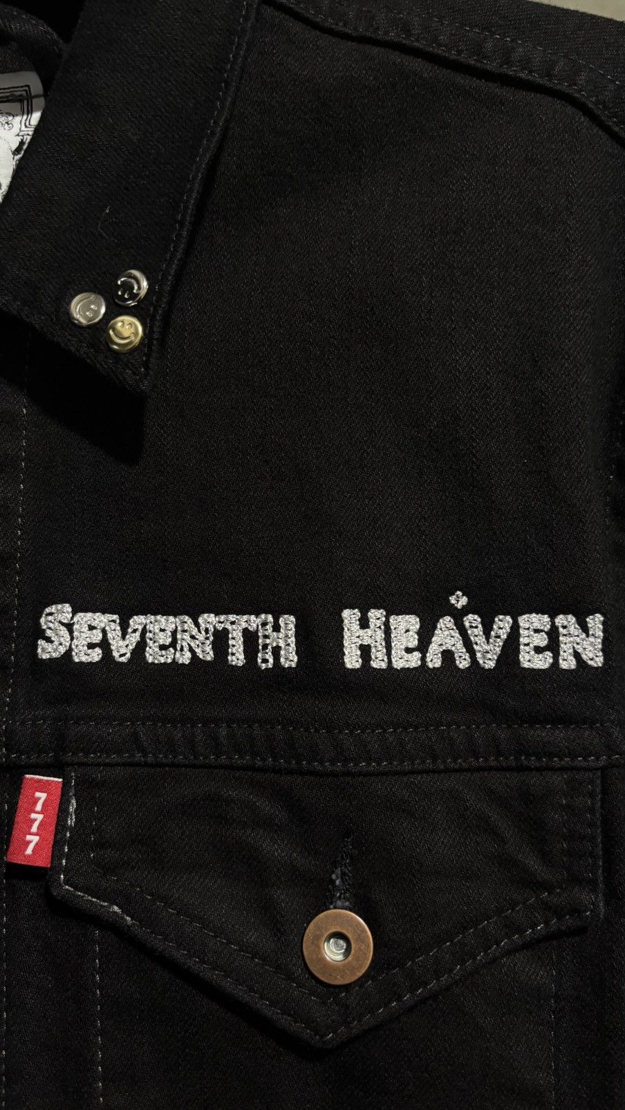 Seventh Heaven Seventh Heaven Cross Denim Jacket Size US M / EU 48-50 / 2 - 4 Thumbnail