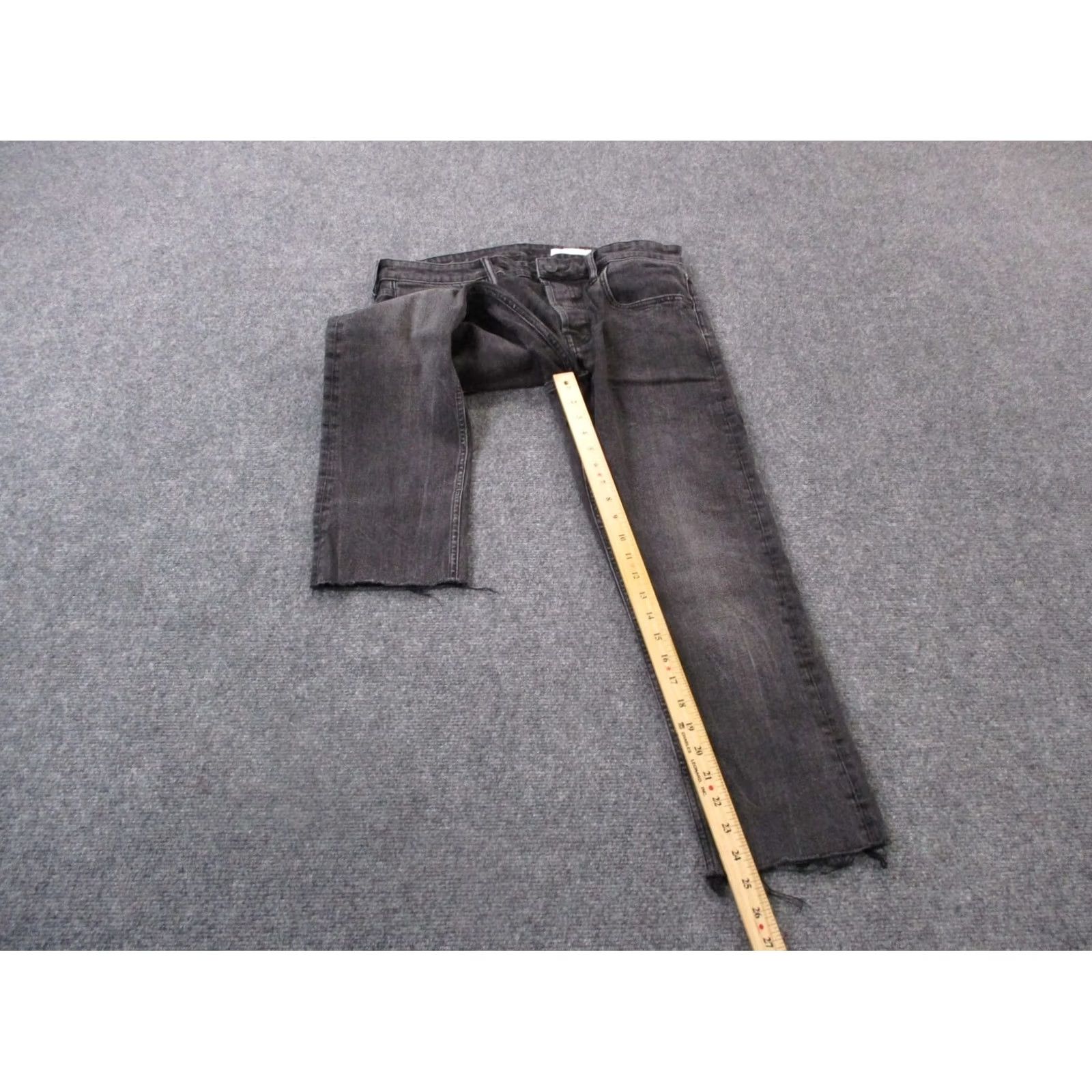Allsaints Allsaints Jeans Mens Gray Denim Straight Casual Outdoors 34 X 30 Size US 36 / EU 52 - 3 Thumbnail