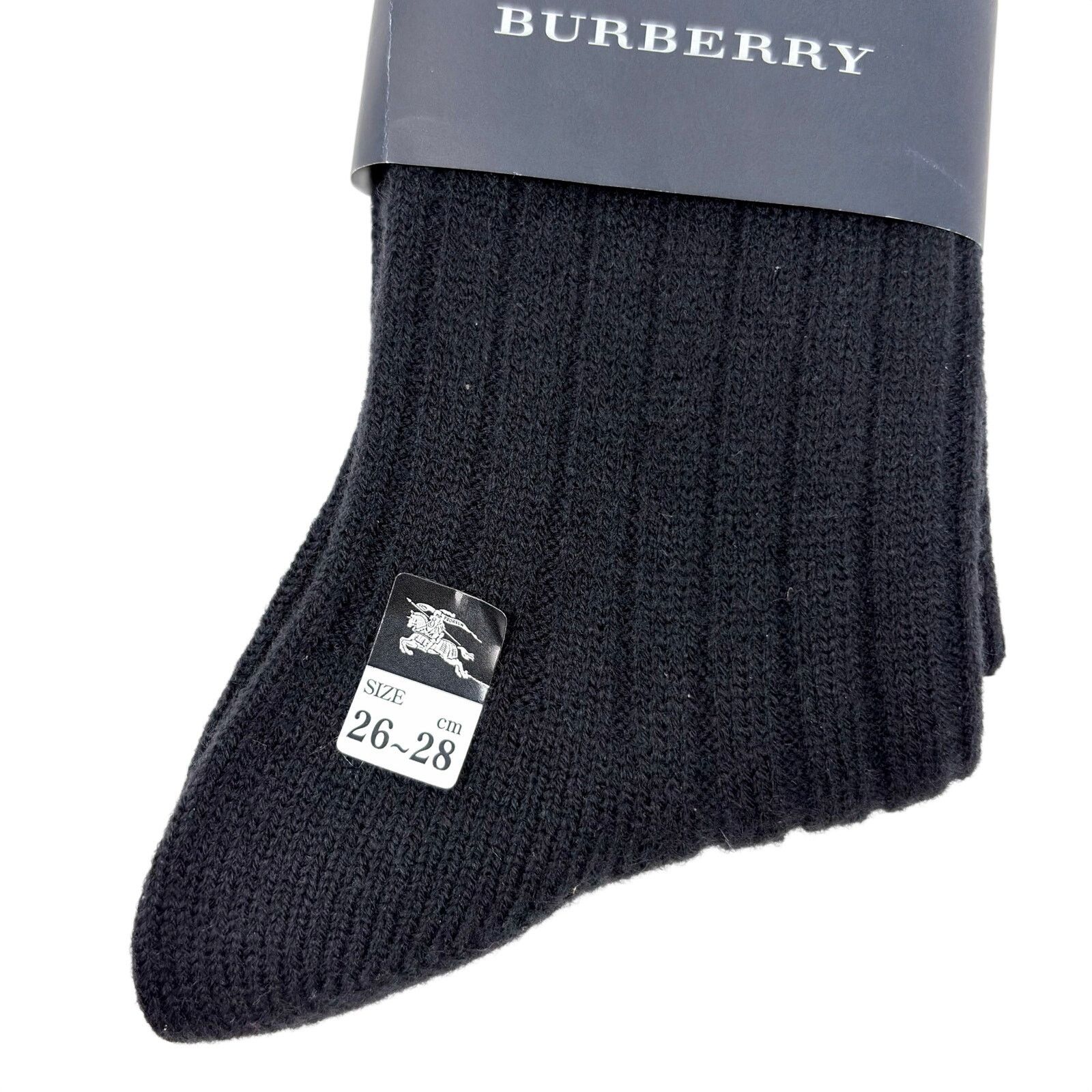 Burberry Burberry Navy Blue Dress Socks Size ONE SIZE - 6 Thumbnail