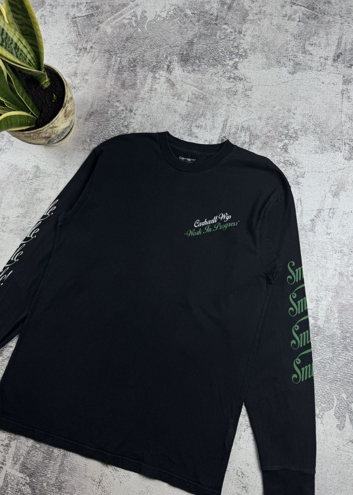 Carhartt Carhartt WIP Smile Loose Men’s Jersey Longsleeve T Shirt Tee Size US M / EU 48-50 / 2 - 10 Thumbnail