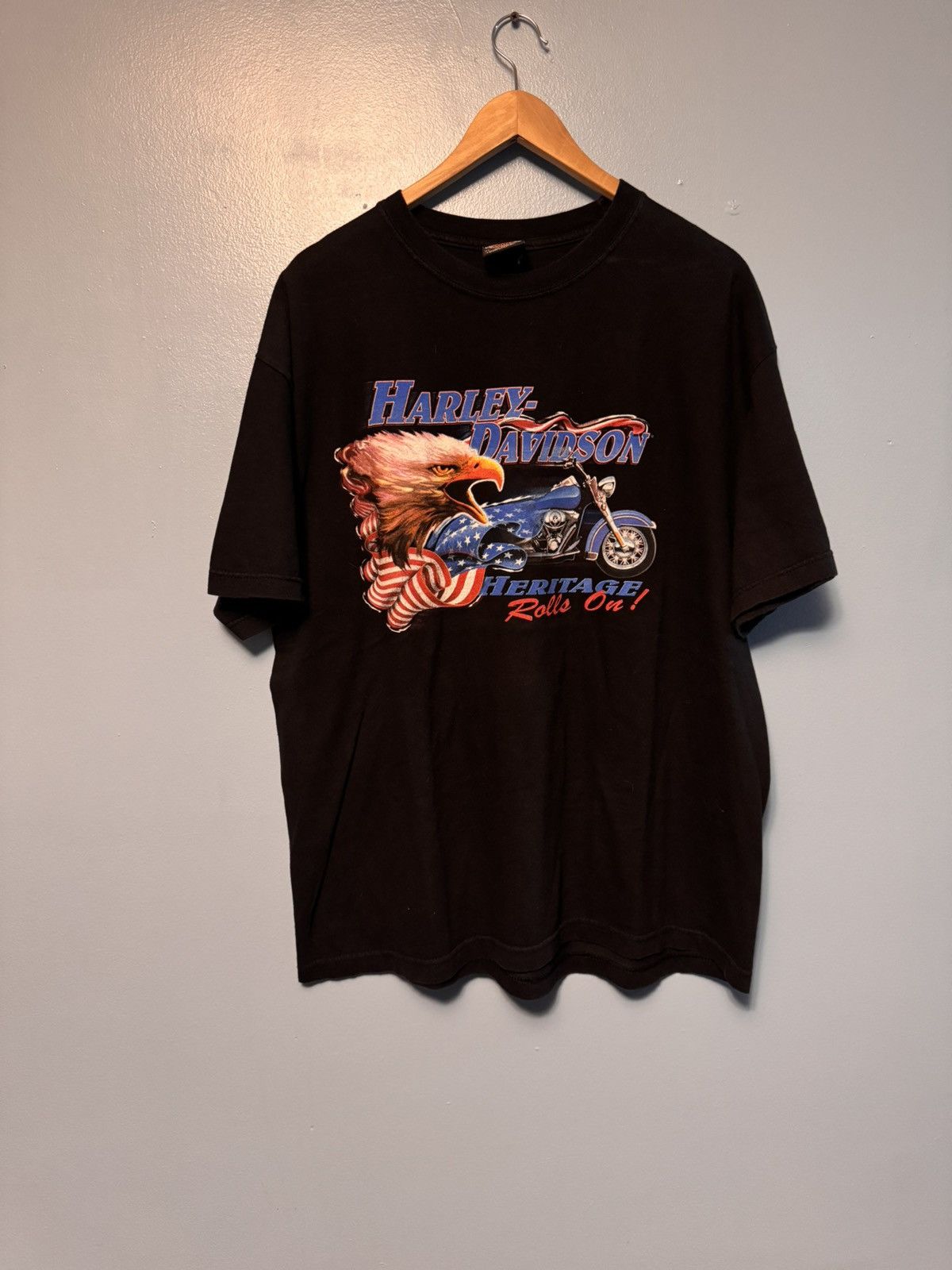 Harley Davidson Vintage Harley Davidson T-shirt? Size US XL / EU 56 / 4 - 2 Thumbnail