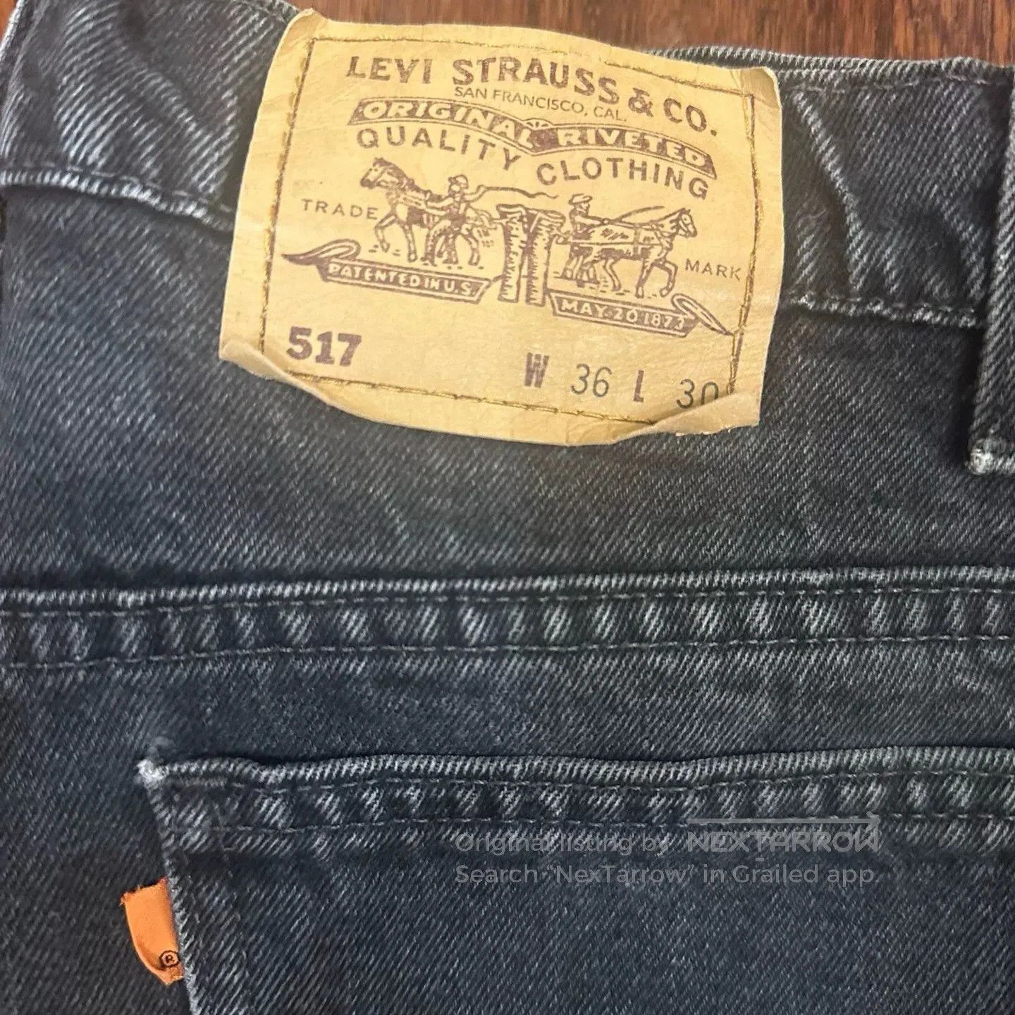 Vintage Vintage Levi's 517 US Orange Tab. Size US 34 / EU 50 - 3 Thumbnail