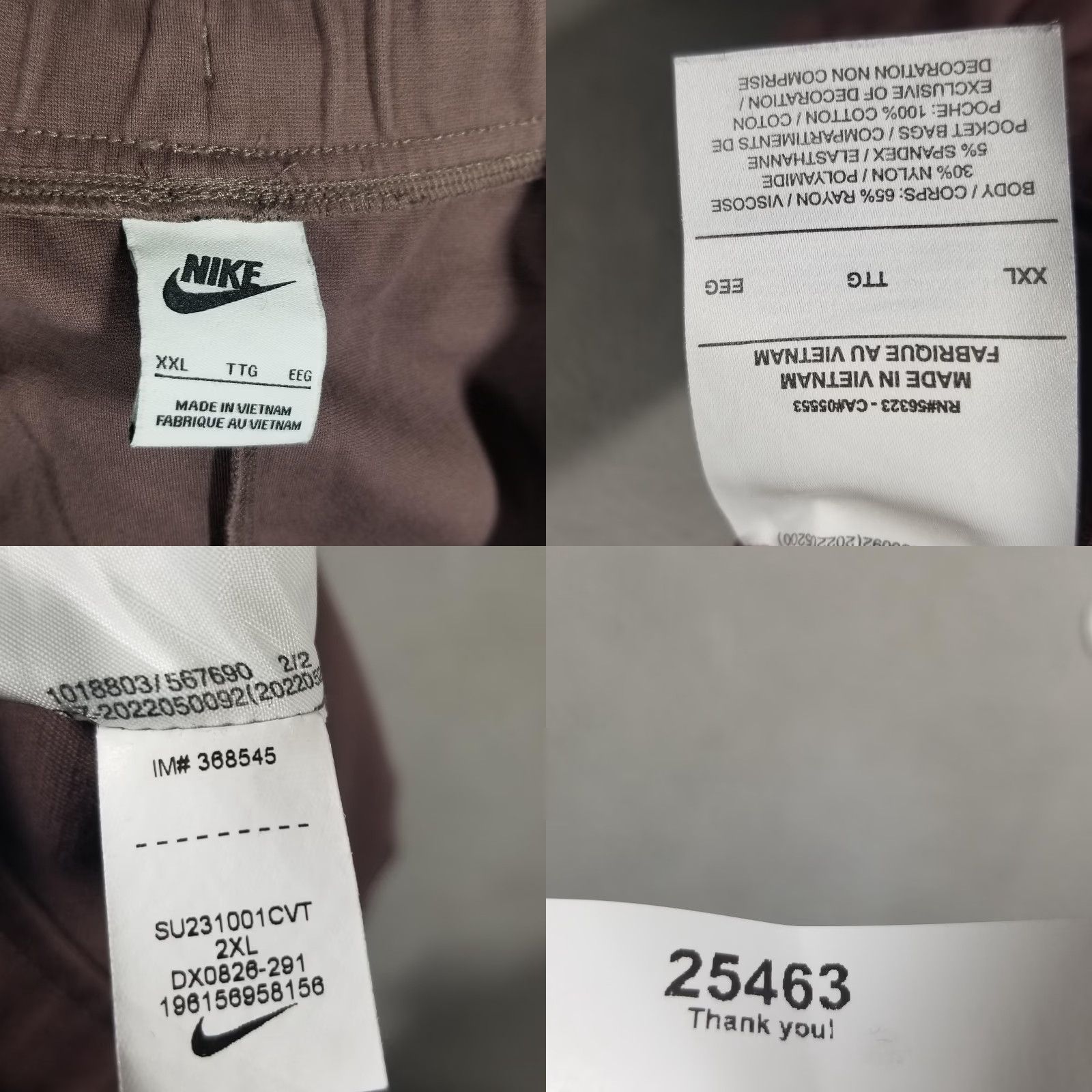 Nike Nike Lightweight Tech Fleece Joggers Pants Plum Men’s XXL DX0826-291 Masterpieces Size US 39 - 8 Thumbnail