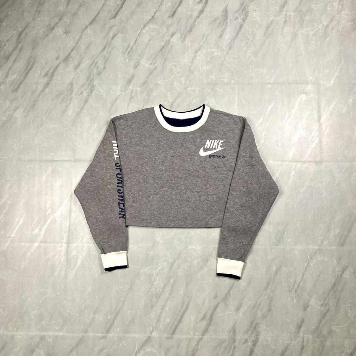 Nike Reversible Crop Crewneck Size S / US 4 / IT 40 - 1 Thumbnail