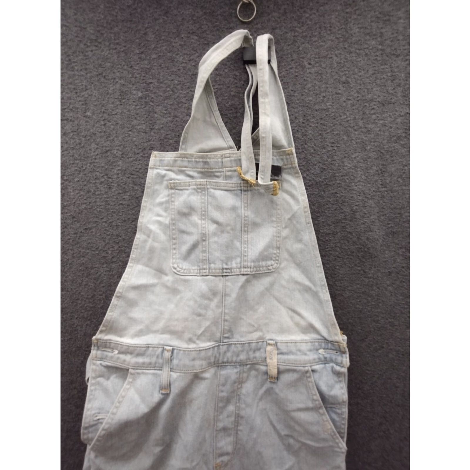 Vintage VINTAGE Unbranded Overalls Jumpsuit Women's Blue White 70s Hippy 32x28 Casual Mens or Womens? Size 24" / US 00 / IT 34 - 3 Thumbnail