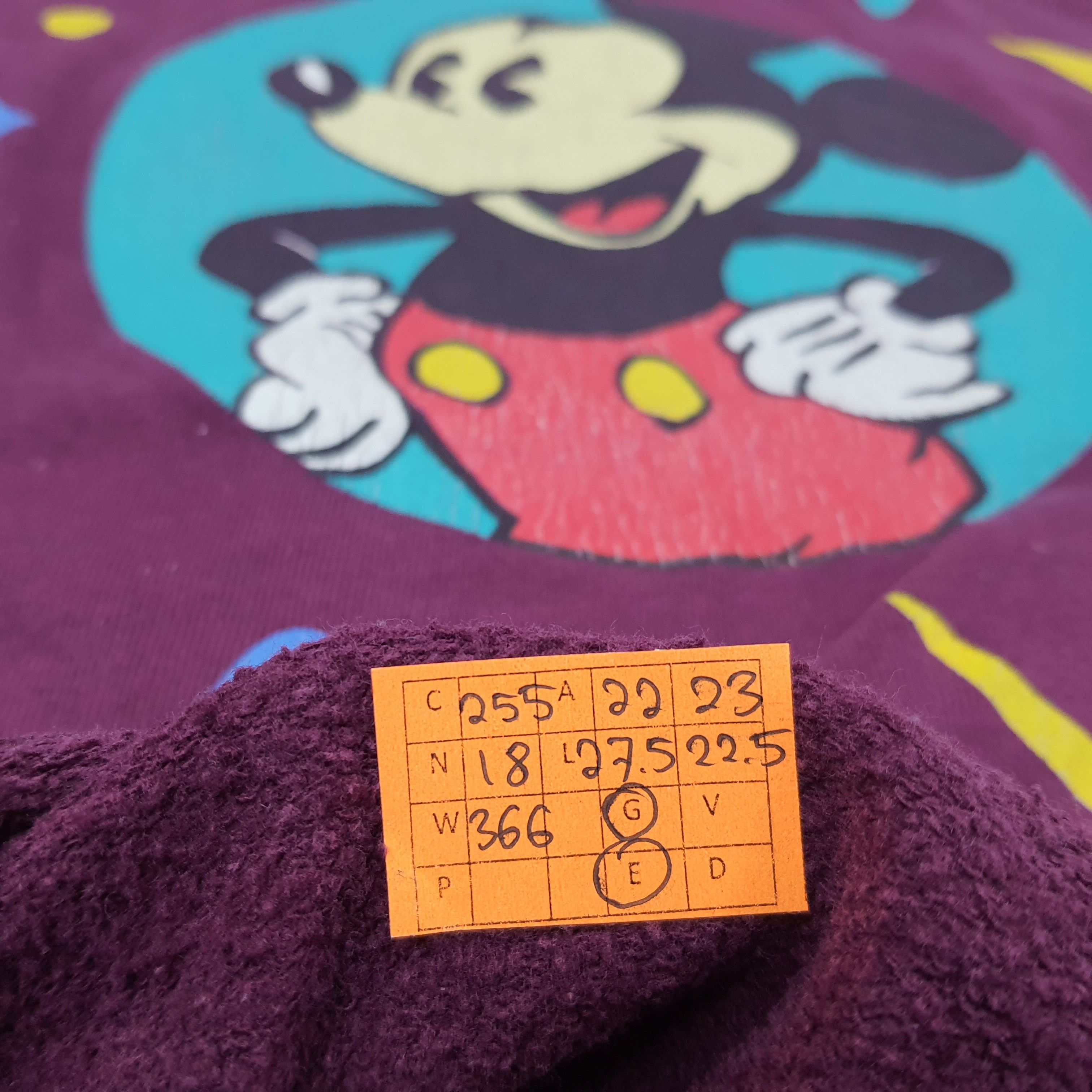 Mickey Mouse Vintage Disney Mickey Mouse Sweatshirt C255N18 Size US M / EU 48-50 / 2 - 6 Thumbnail