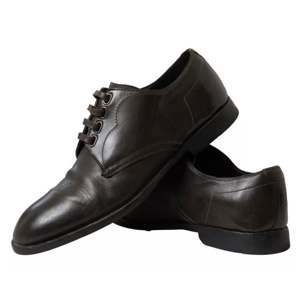 Dolce & Gabbana Dolce & Gabbana Green Leather Mens Formal Dress Shoes Size US 6 / EU 39 - 7 Thumbnail