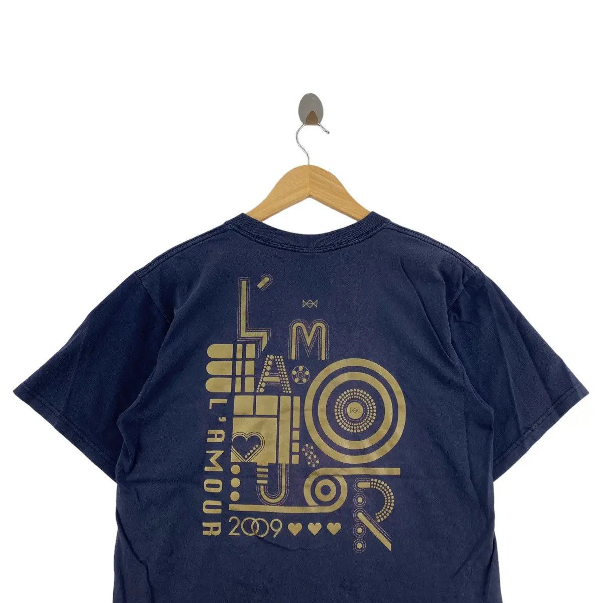 Vintage Vintage AKIHIRO MIWA L’AMOUR Promo Tee Shirt Top Japan Drag Size US M / EU 48-50 / 2 - 4 Thumbnail