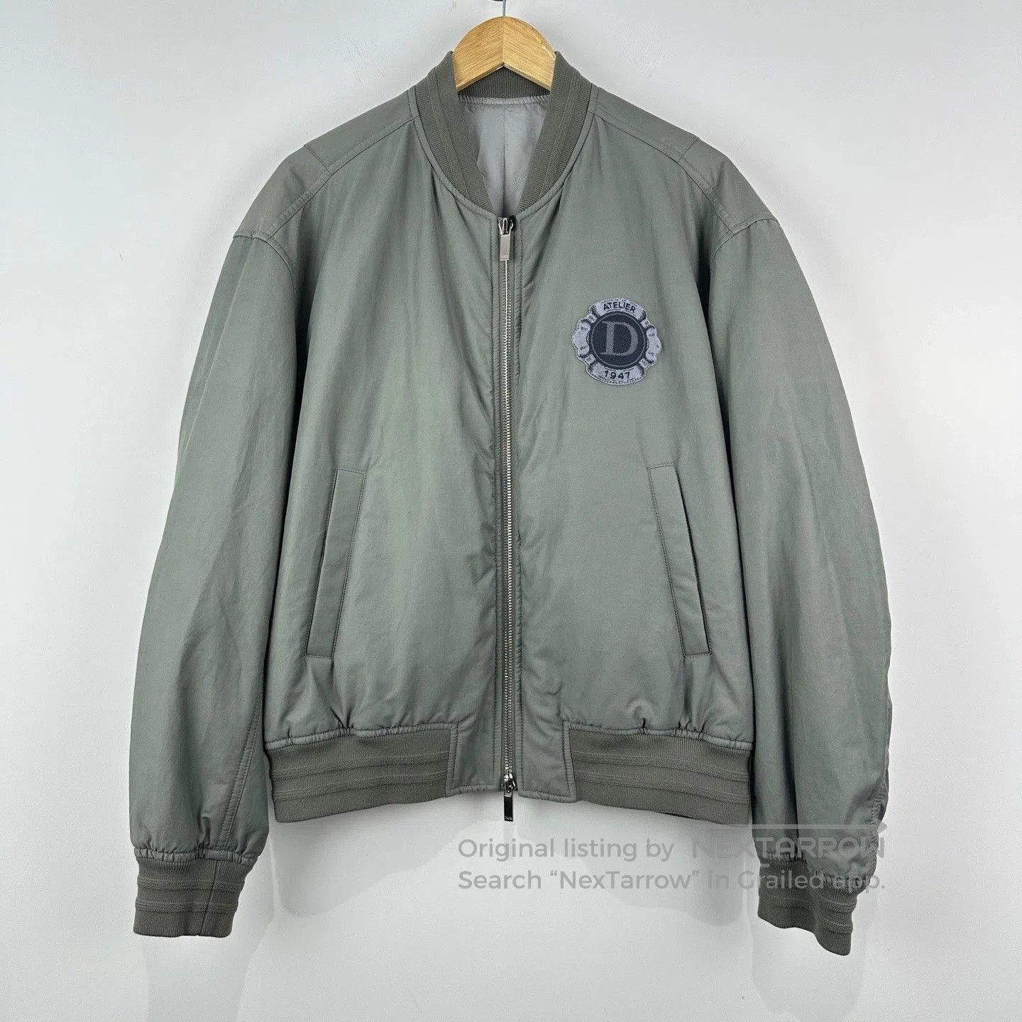 Dior Dior SS24 Embroidered Logo Bomber Jacket. Size US L / EU 52-54 / 3 - 1 Thumbnail