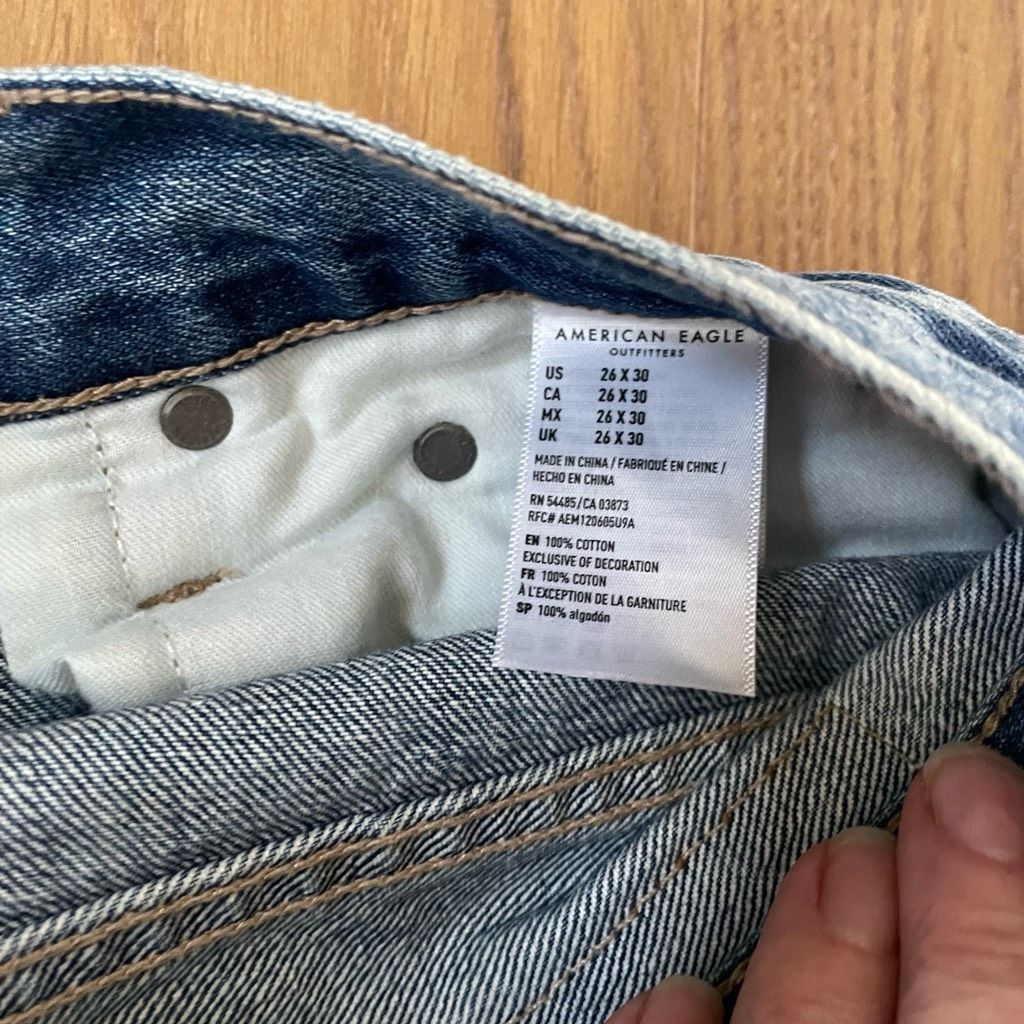American Eagle Outfitters 2 Pair Men’s Straight Leg American Eagle Jeans 1 NWT $50 28 Size US 26 / EU 42 - 10 Thumbnail