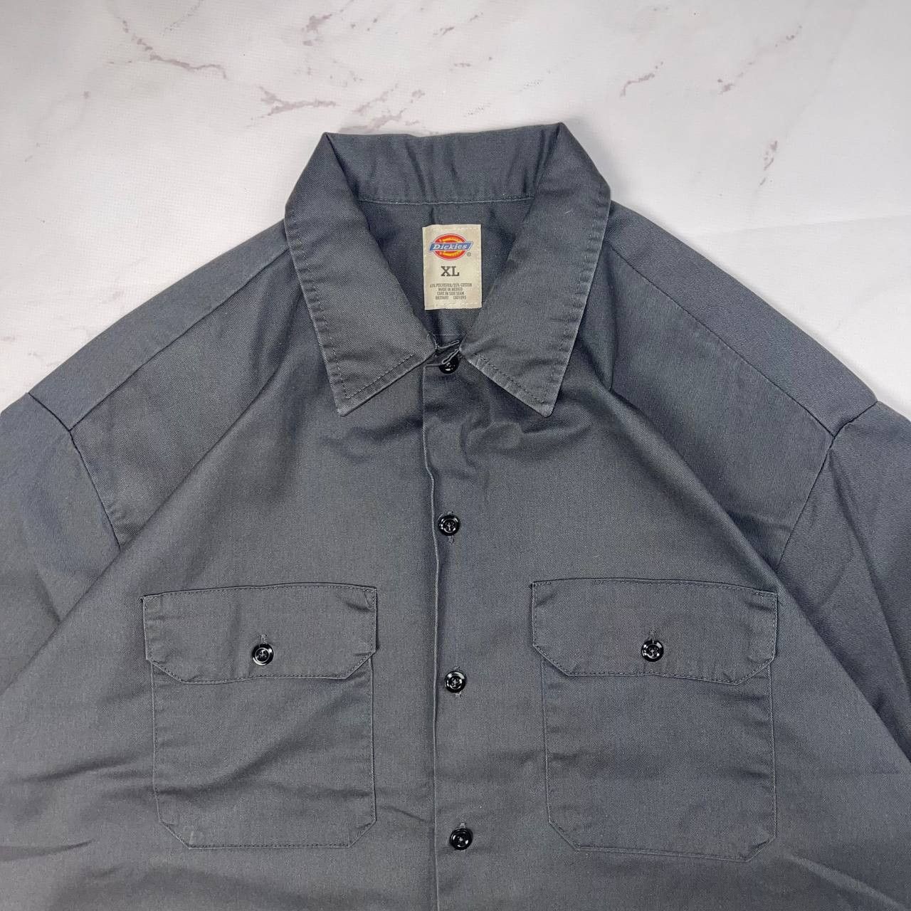Dickies Vintage Dickies Blend Gray Uniforms Shirt Short Sleeve Sz XL Size US XL / EU 56 / 4 - 5 Thumbnail
