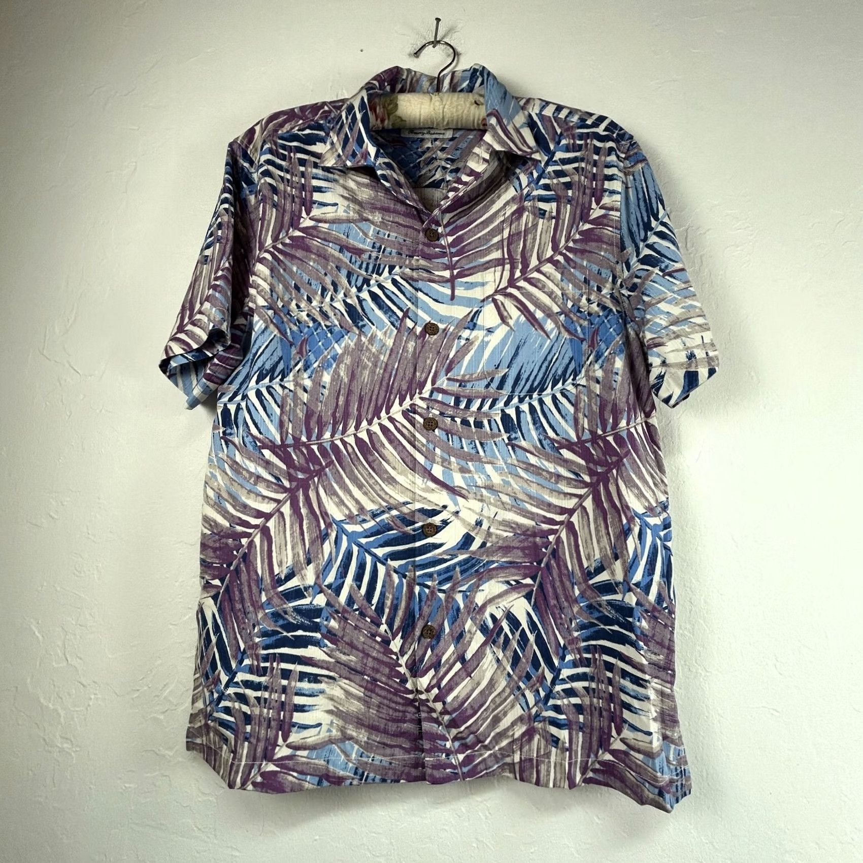 Tommy Bahama Tommy Bahama Mens Silk Blend Hawaiian Camp Shirt Medium Short Sleeve Multicolor Size US M / EU 48-50 / 2 - 2 Thumbnail