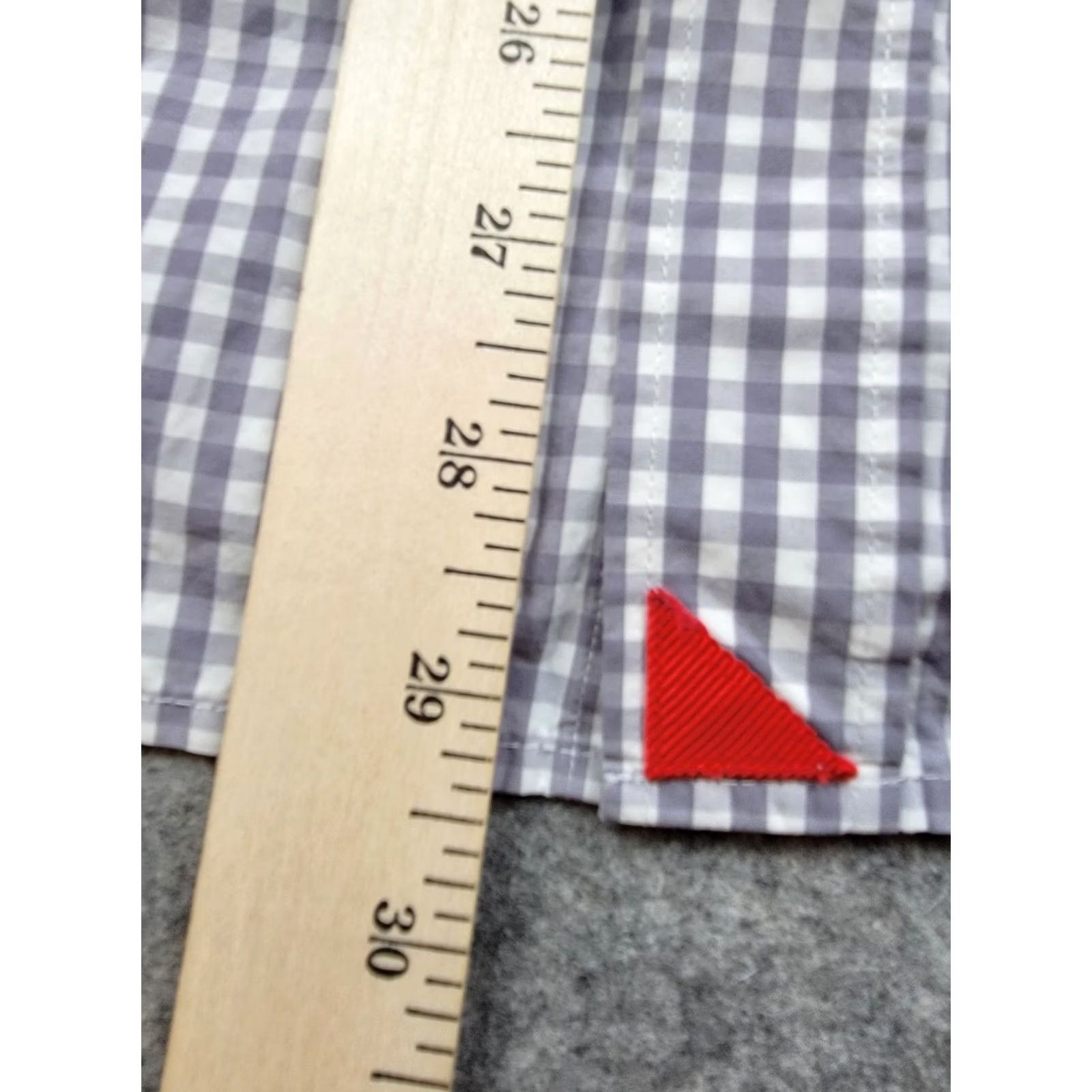 UNTUCKit UNTUCKit Shirt Mens 2XL Purple White Gingham Long Sleeve Button Down 100% Cotton Size US XXL / EU 58 / 5 - 8 Thumbnail