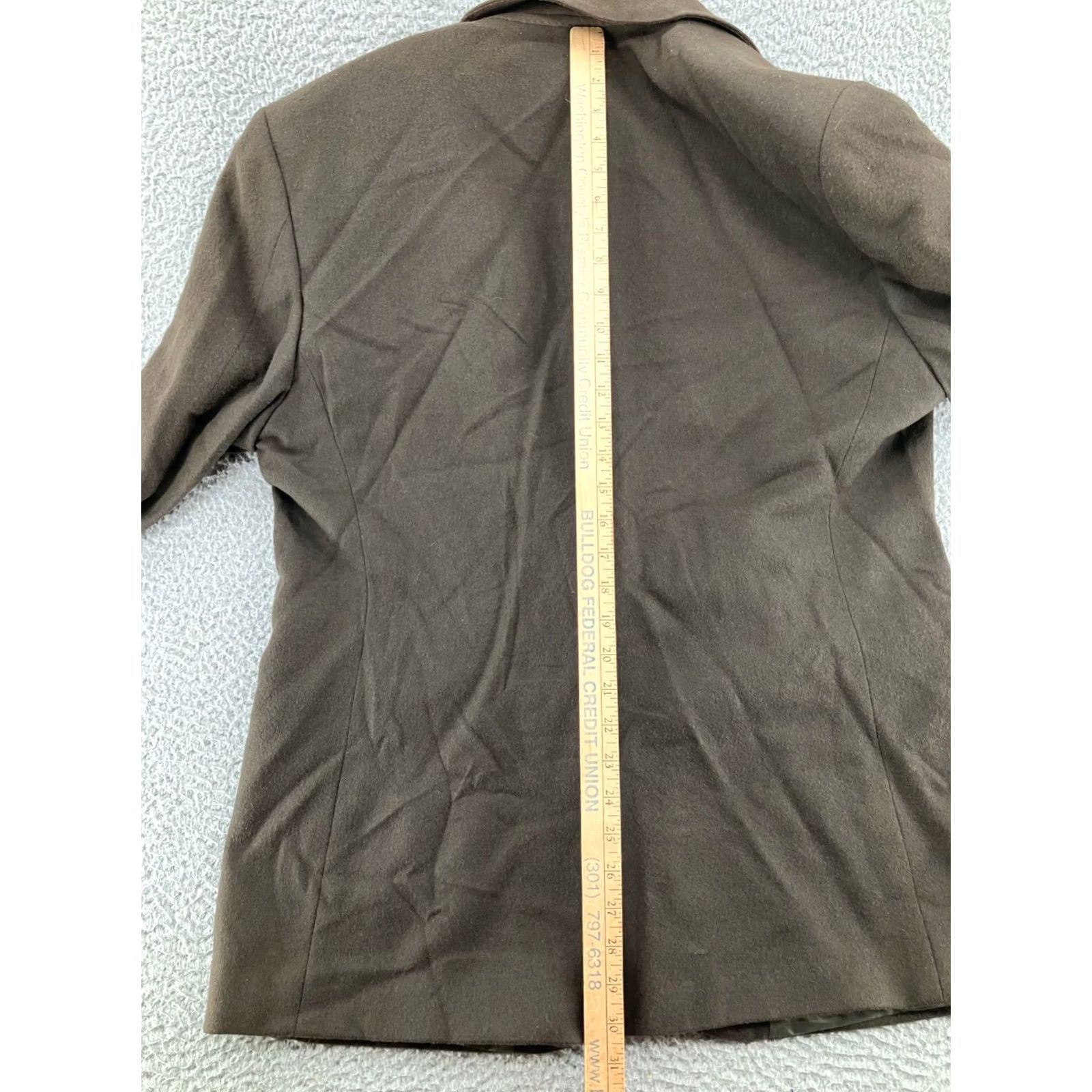 Brooks Brothers VINTAGE Brooks Brothers Camel Hair Blazer Mens 45 Brown Sport Coat Suit Jacket 2 Piece Six-Button Regular Size 44 Chest Brown Men Cowboy? Size 44R - 5 Thumbnail