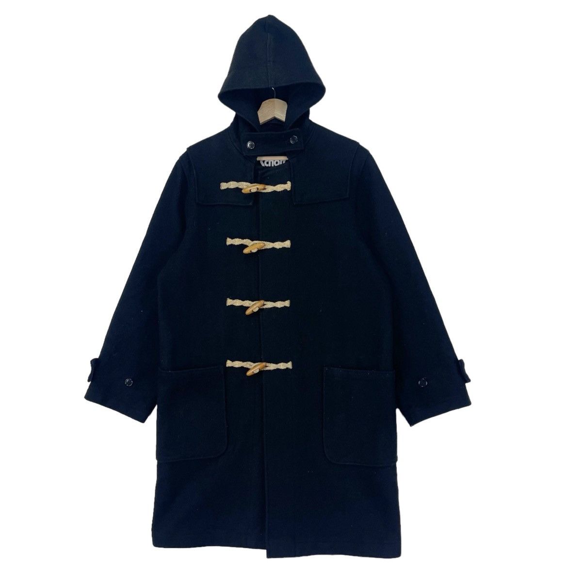 Schott × Vintage Vintage Schott Black Duffle Coat Size US M / EU 48-50 / 2 - 2 Thumbnail