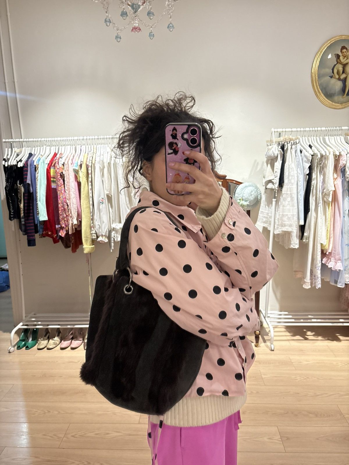 Vintage y2k fur bag Size ONE SIZE - 3 Thumbnail
