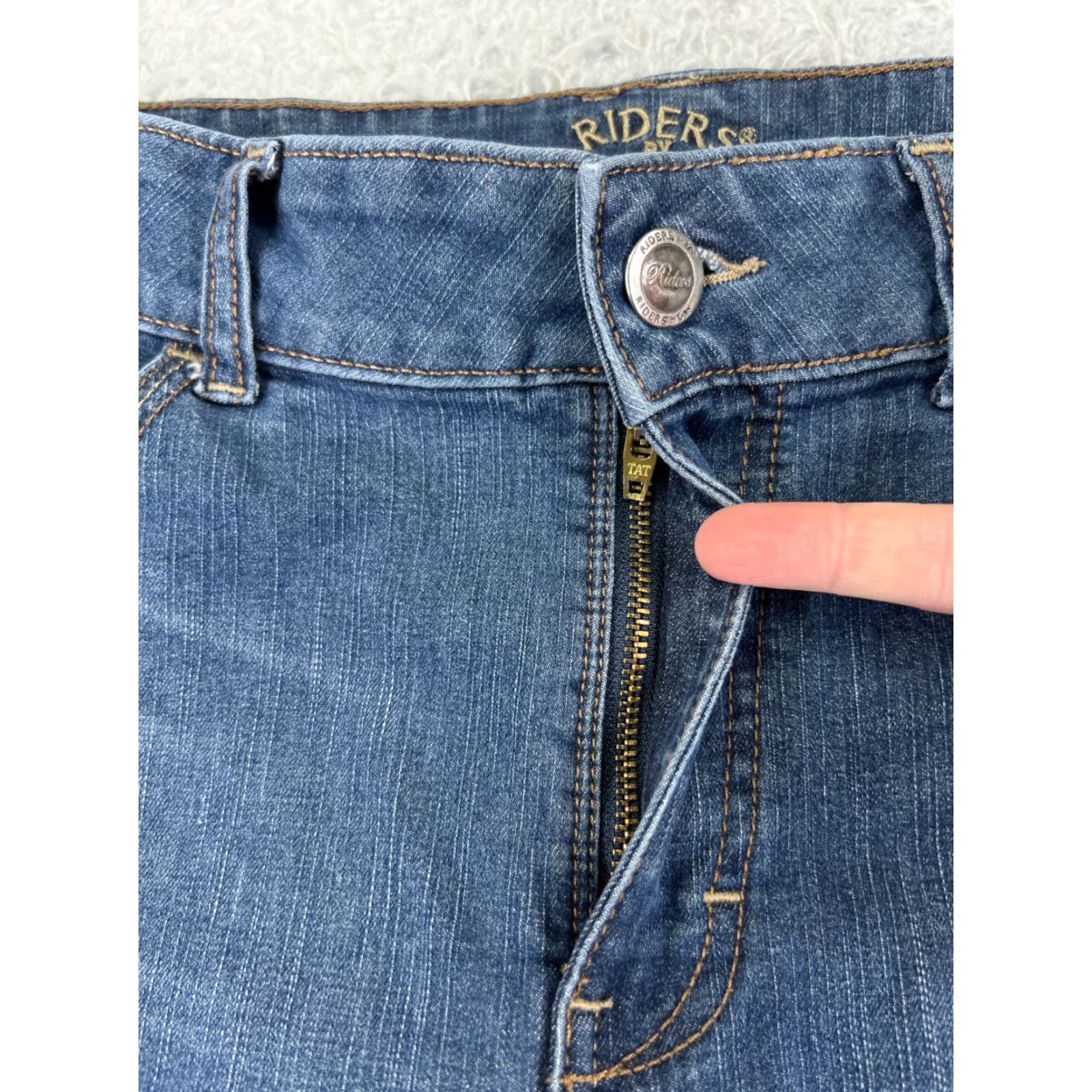 Lee Vintage Lee Women’s Bootcut Jeans 12 Blue Denim Cotton Blend Stretch Mid Rise Casual Travel Workwear Size 34" / US 12 / IT 48 - 5 Thumbnail