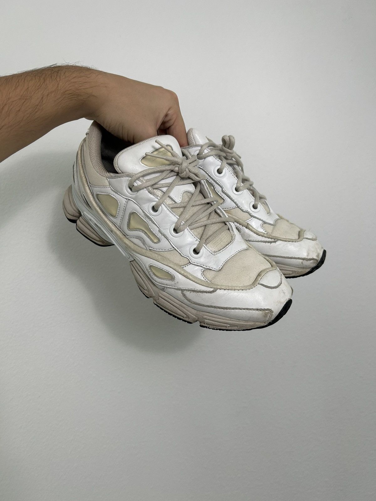 raf simons ozweego cream