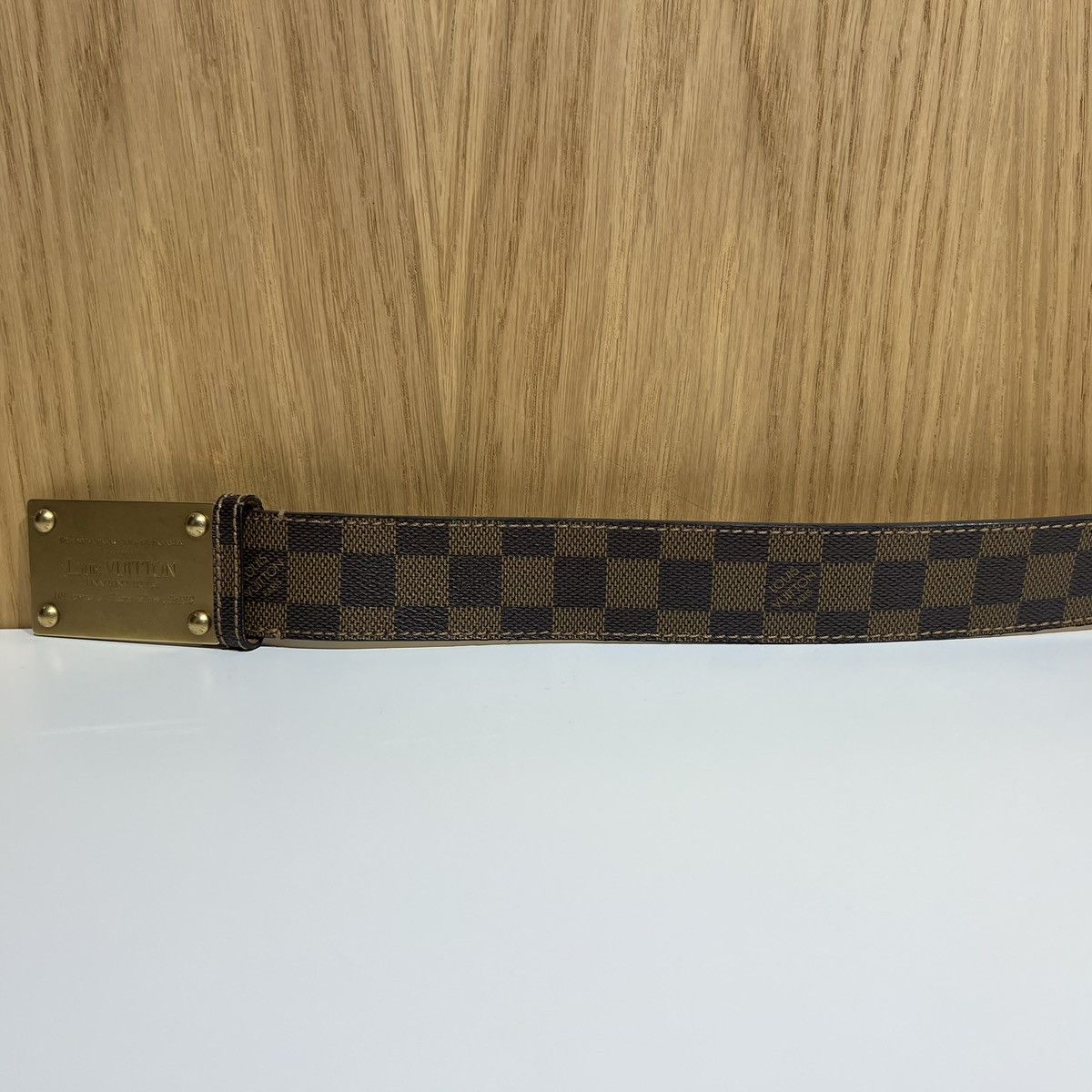 Louis Vuitton 🔹Louis Vuitton Inventeur Metal Buckle Leather Belt Size ONE SIZE - 6 Thumbnail