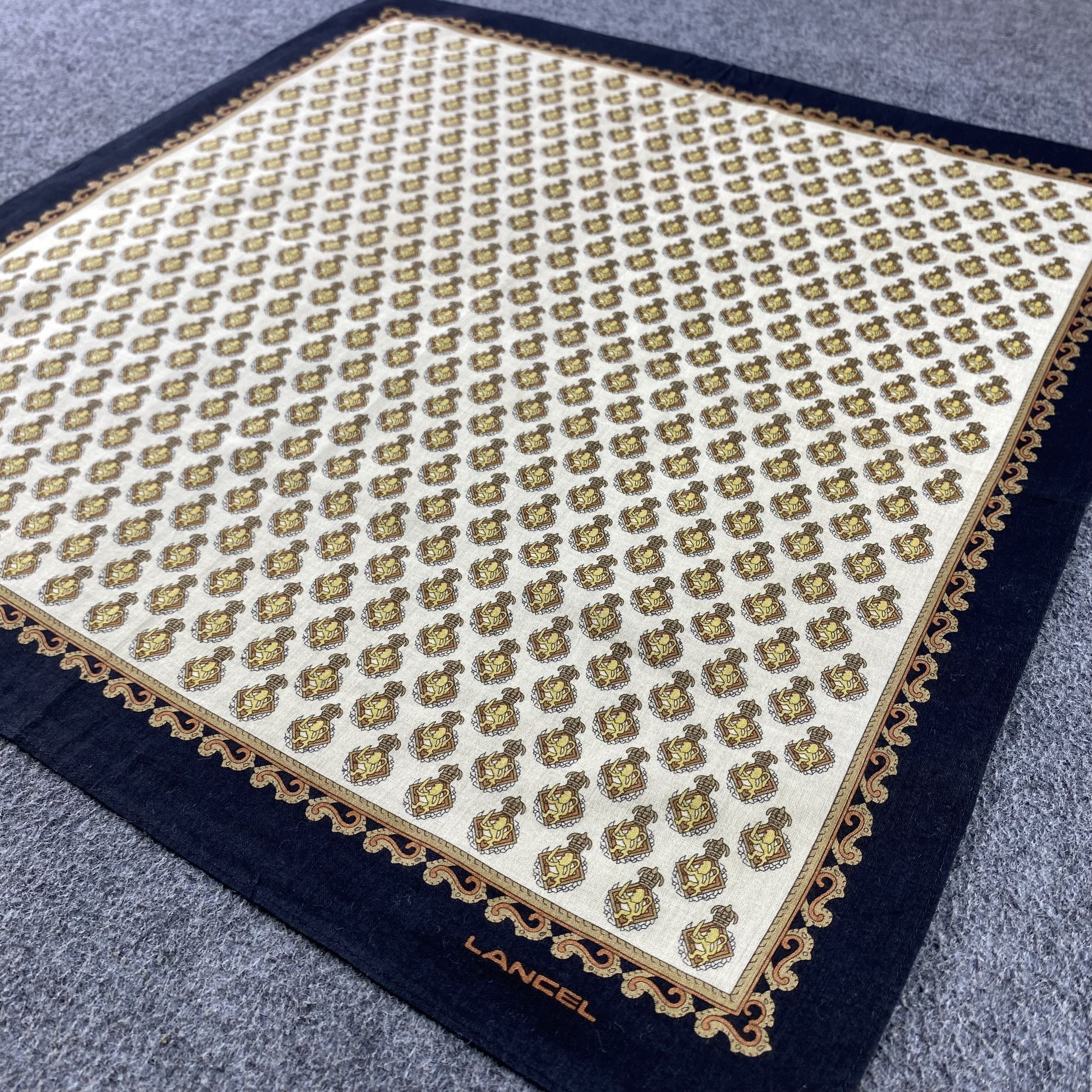 Lancel × Vintage Lancel Handkerchief/Neckerchief/Bandana HC560 Size ONE SIZE - 2 Thumbnail