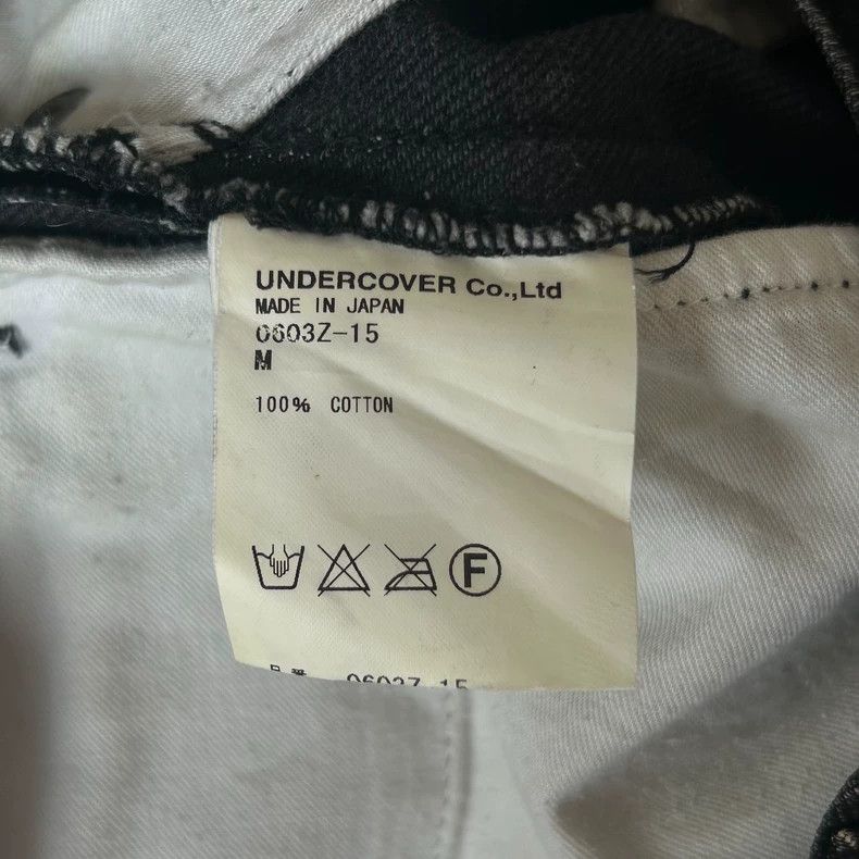 Undercover Undercover size m 06 SS Zip Embroidered Black Jeans Size US 28 / EU 44 - 8 Thumbnail