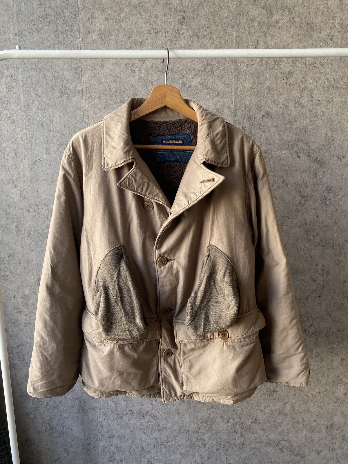 Blue Blue Japan Blue Blue Japan Sherpa Lining Jacket Size US M / EU 48-50 / 2 - 4 Thumbnail