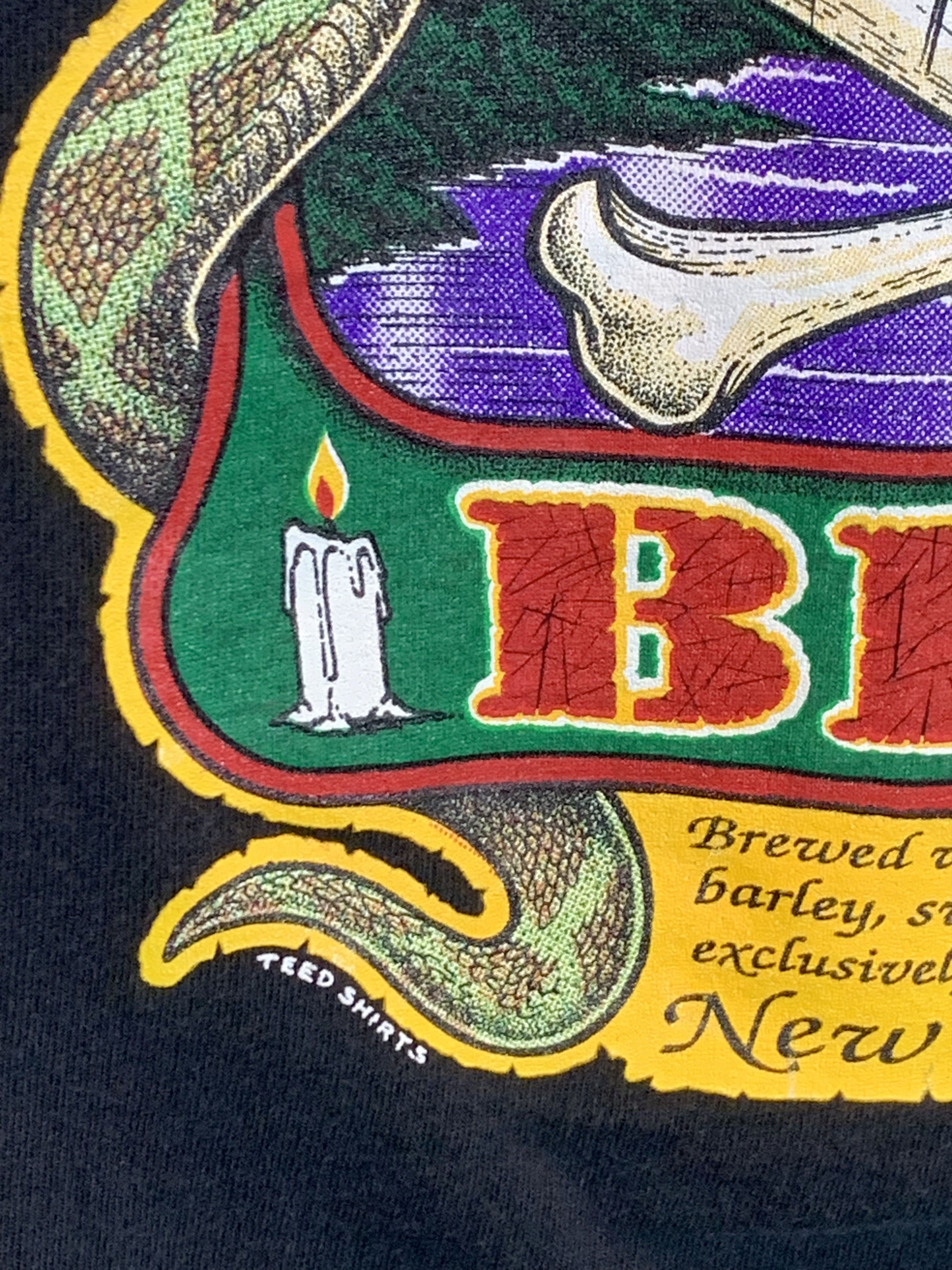 Vintage RARE Vintage 80s Voodoo Brew New Orleans Single Stitch Shirt Size US XL / EU 56 / 4 - 5 Thumbnail