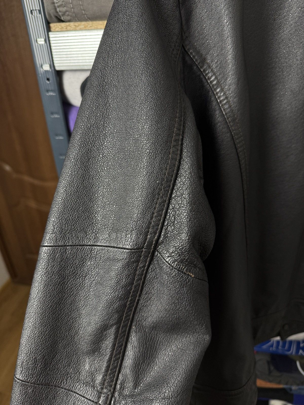 Giorgio Armani Armani Leather Jacket Multi Pocket Size 52 Size US L / EU 52-54 / 3 - 15 Thumbnail