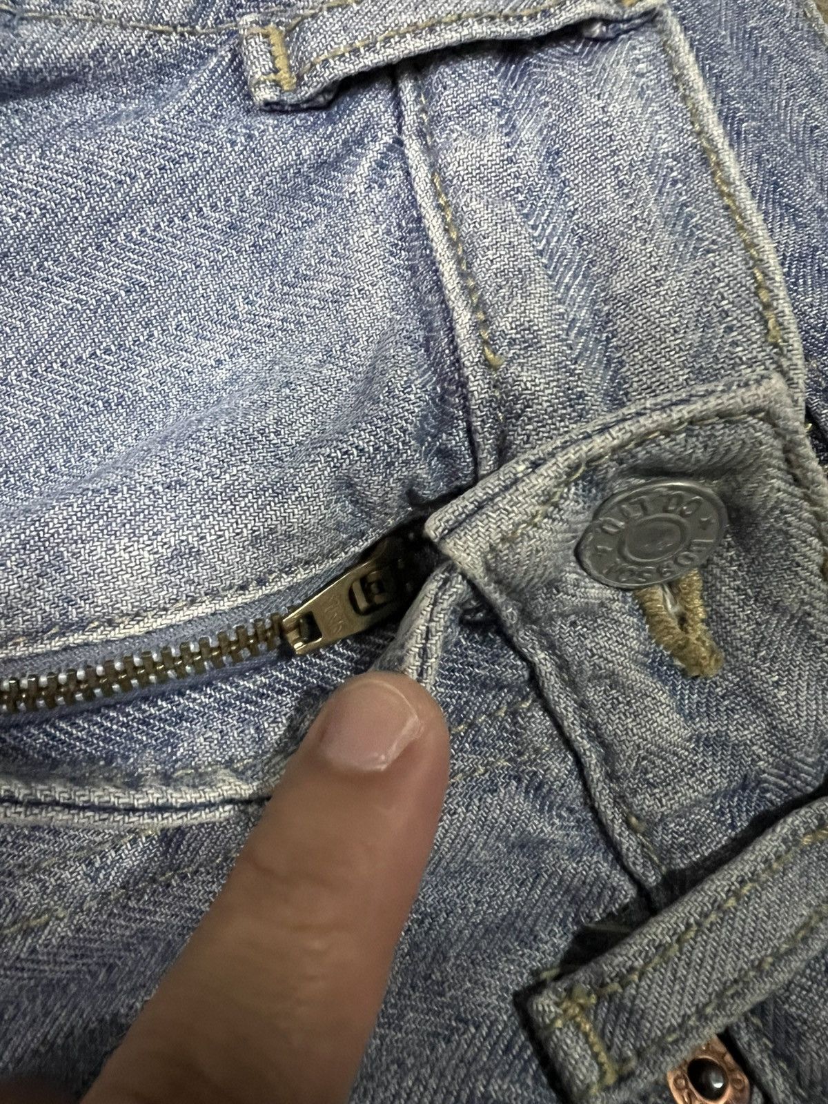 If Six Was Nine 💥Baggy💥Vintage 90’s Bobson Sun Sister Light Wash Jean Size US 30 / EU 46 - 10 Thumbnail