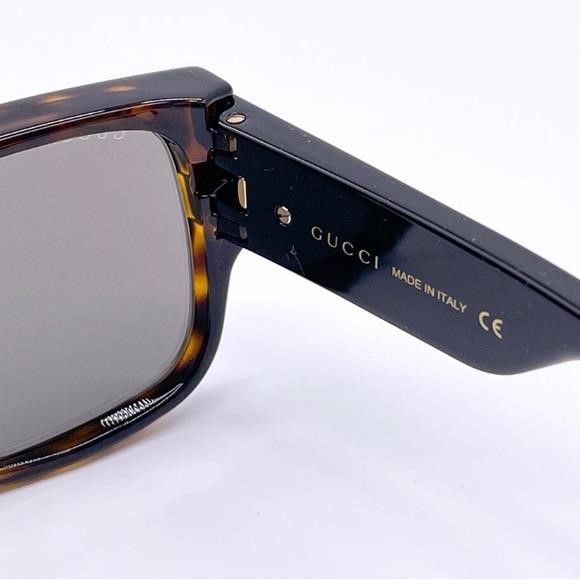 Gucci Authentic- New GUCCI SIlver Square Men's Sunglasses GG0664S Size ONE SIZE - 4 Thumbnail