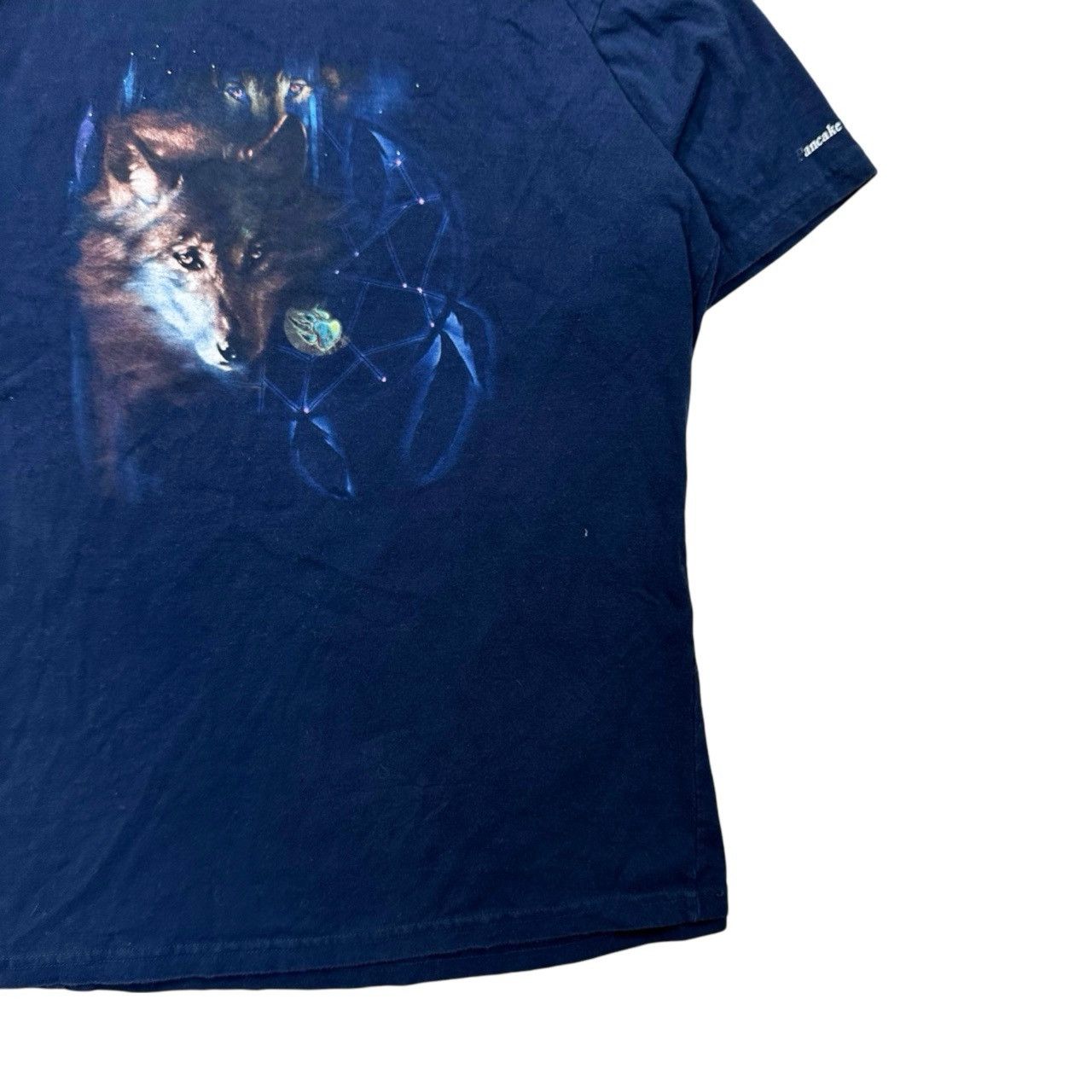 Vintage Vintage 90s Harlequin Nature Wolf Graphic T Shirt Size US XL / EU 56 / 4 - 3 Thumbnail