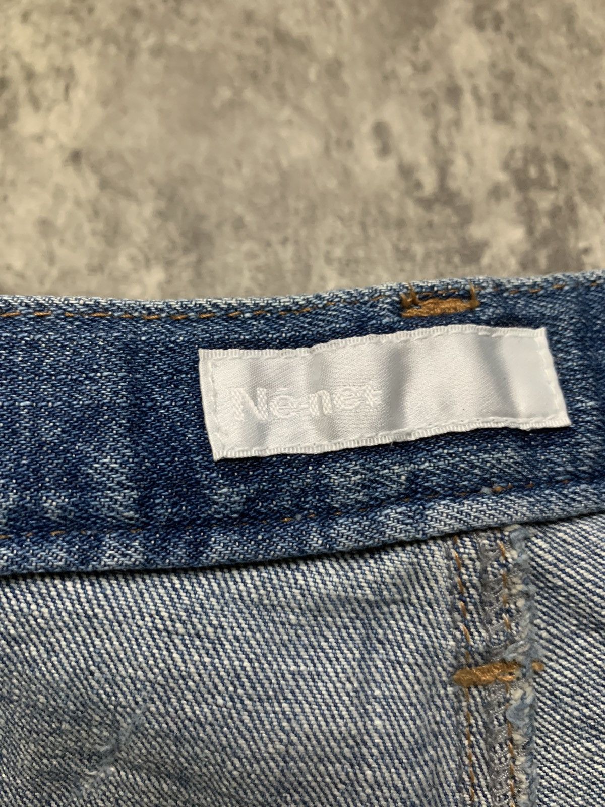 Issey Miyake Issey Miyake Ne Net Patch Work Jeans Short Kapital Style Size US 33 - 16 Thumbnail