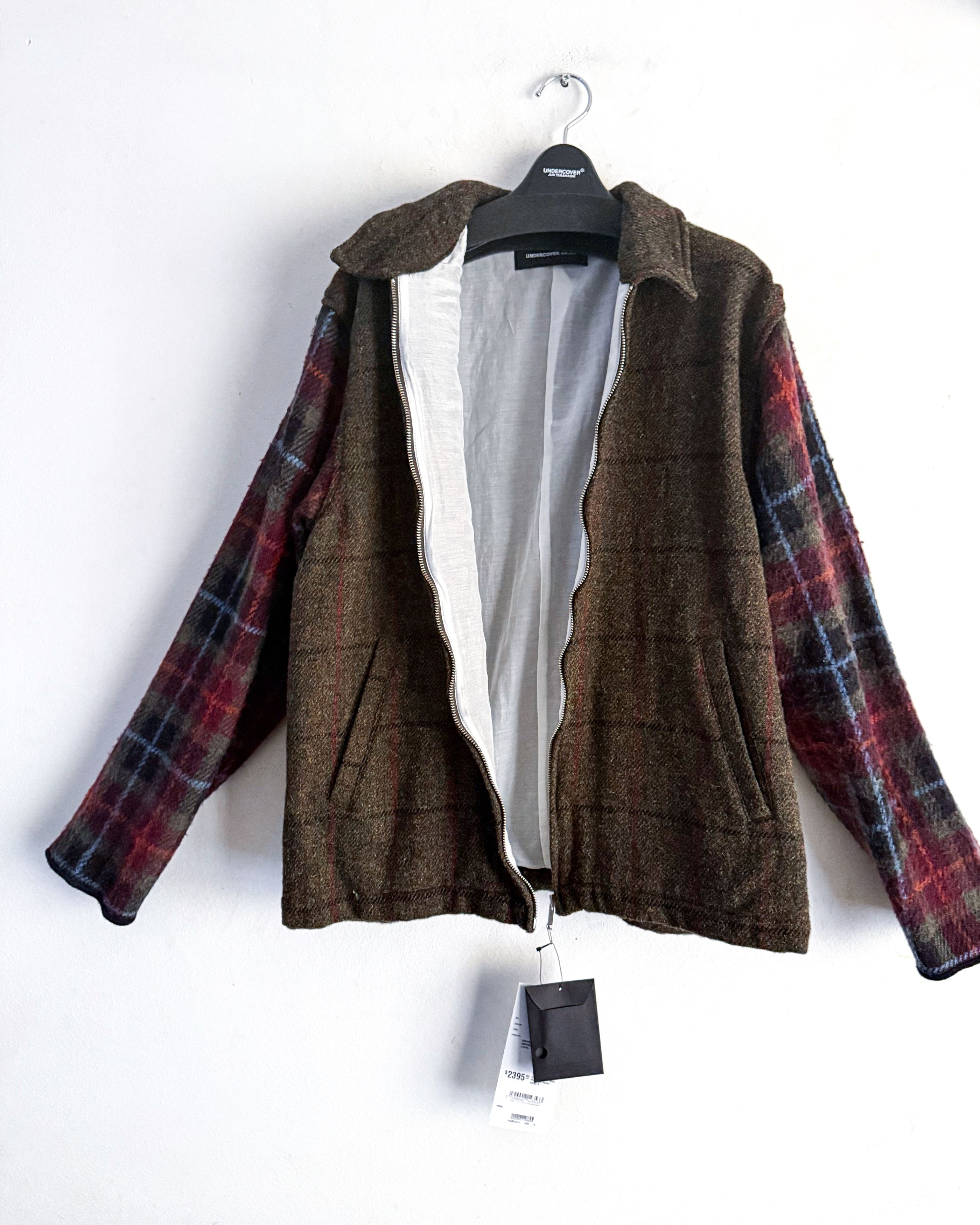 Undercover Runway FW'25 Harris Tweed Plaid Jacket Size US L / EU 52-54 / 3 - 6 Thumbnail