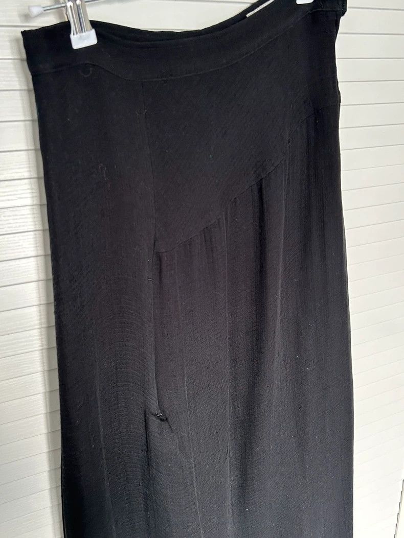 Yohji Yamamoto Yohji Yamamoto size os Dark Black Wind Twisted Design Irre Size 25" / US 0 / IT 36 - 6 Thumbnail