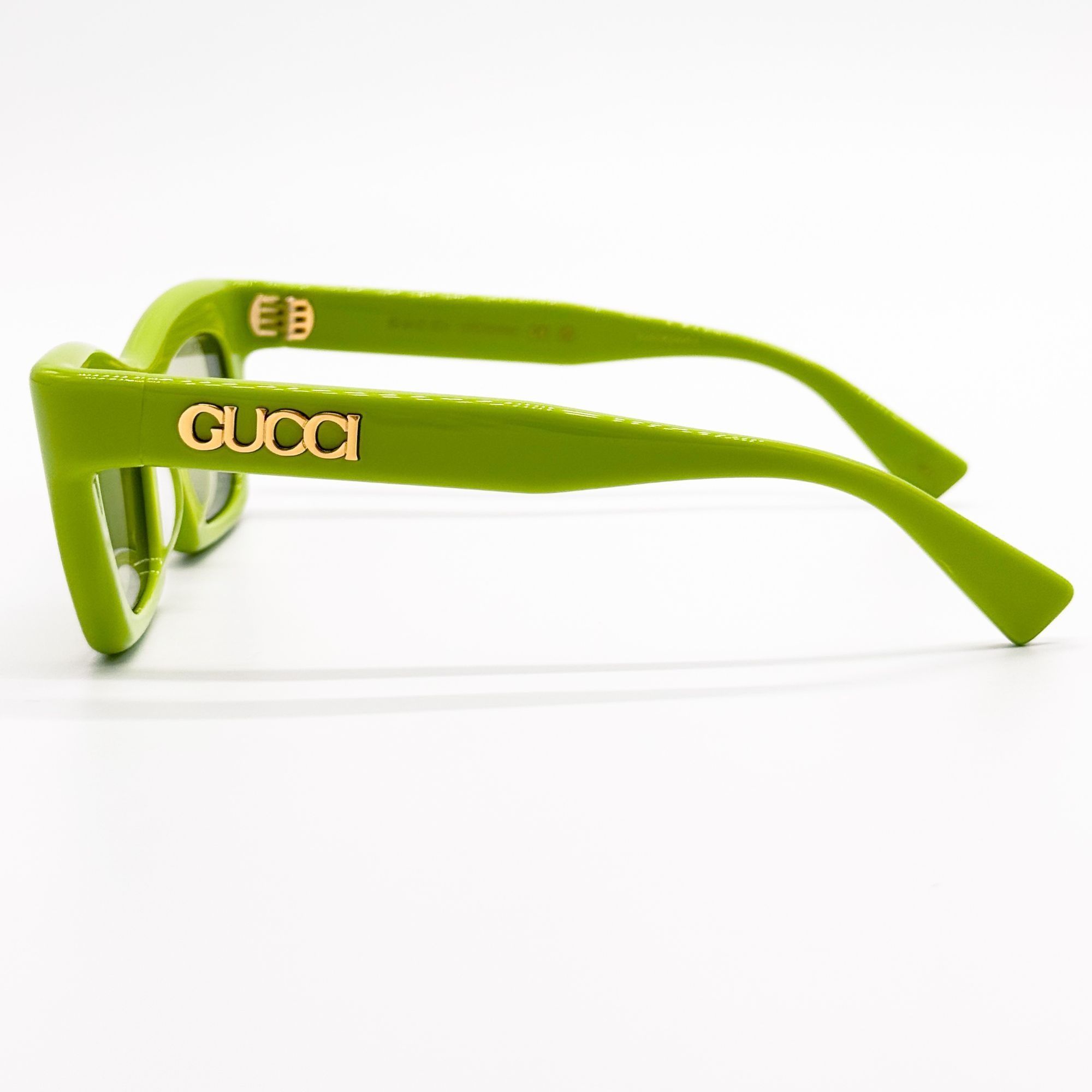 Gucci NEW GUCCI GG1773S 006 GREEN CAT EYE WOMEN SUNGLASSES GUCCI Size ONE SIZE - 6 Thumbnail