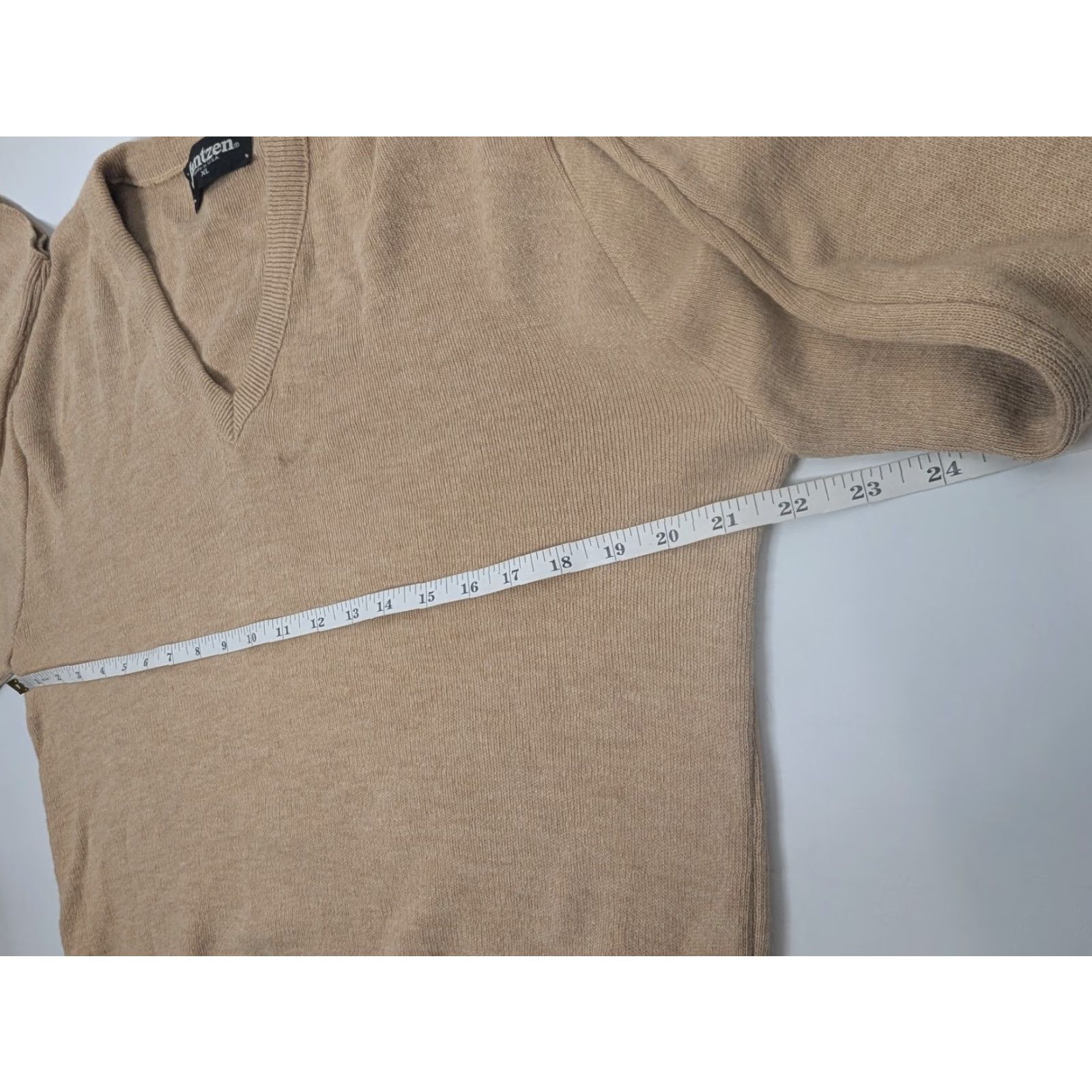 Jantzen Vintage Jantzen Sweater Mens XL Brown V-Neck Pullover Grunge Grandpa Made USA Size US XL / EU 56 / 4 - 6 Thumbnail