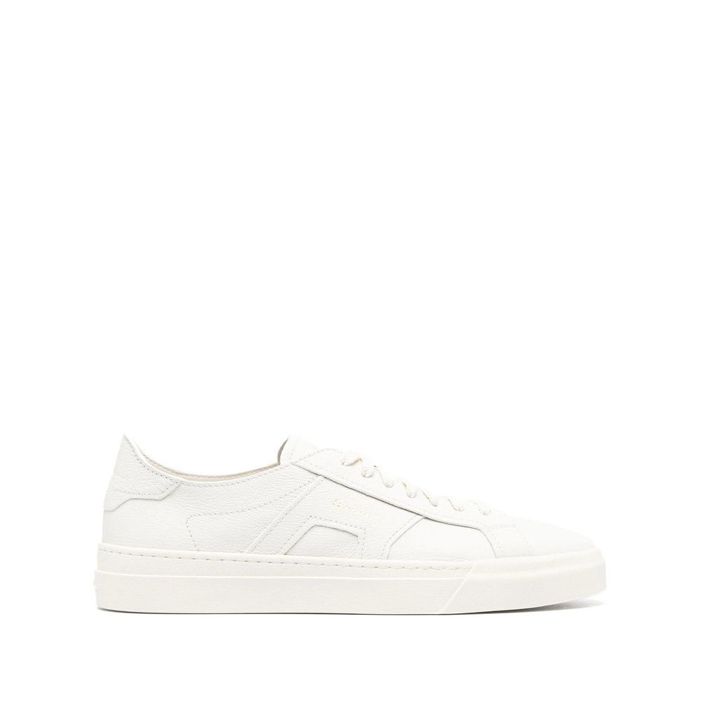 Santoni WHITE Trainers - Low-Tops