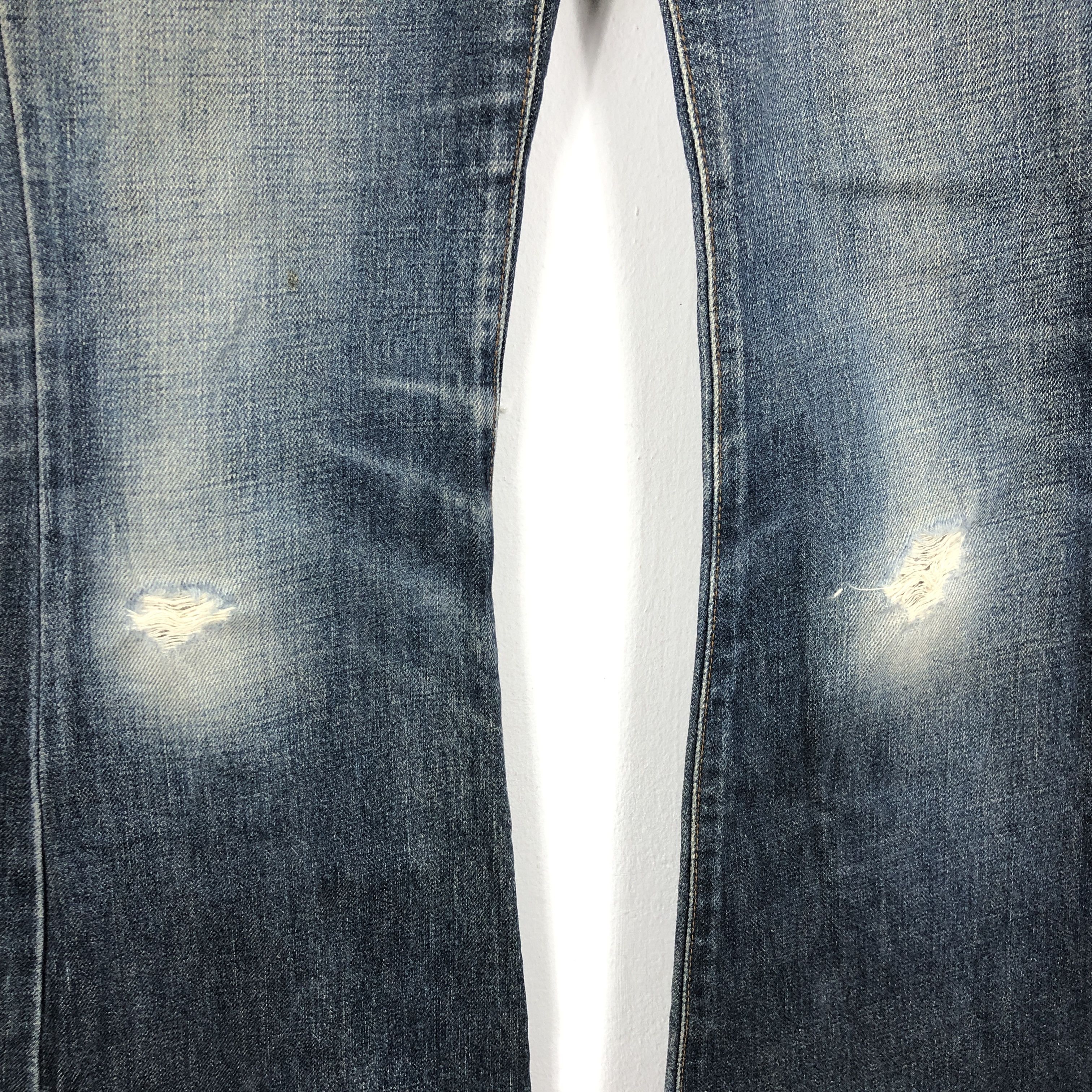 Edwin × Vintage 29 x 30 Vintage Edwin Flare Jeans L1357 Size US 29 - 3 Thumbnail
