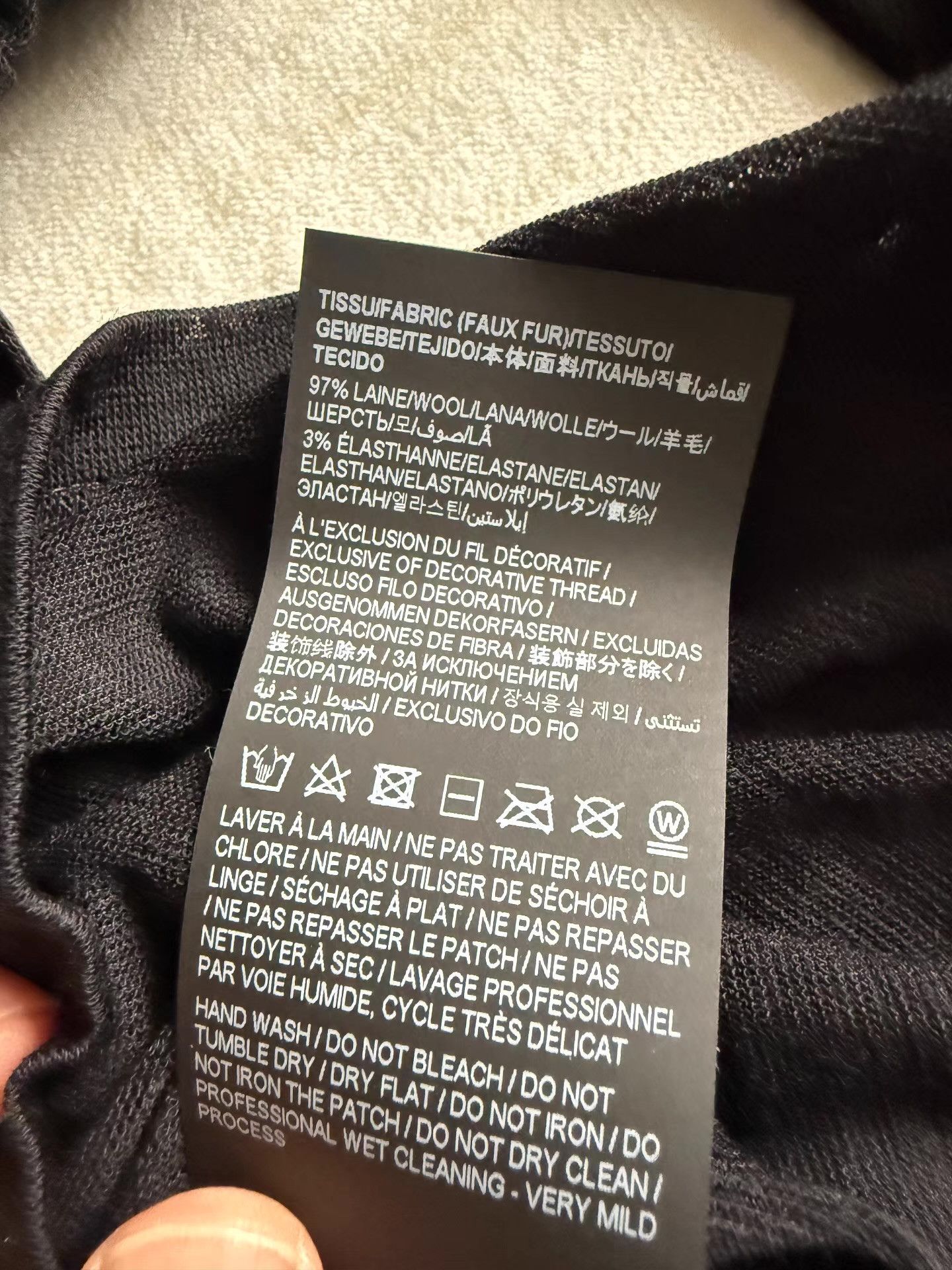 Saint Laurent Paris Saint Laurent Men's Turtleneck Base Layer Ｑ23 Size US L / EU 52-54 / 3 - 6 Thumbnail