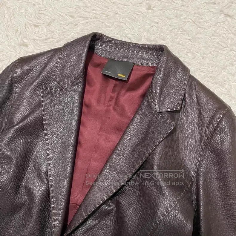 Fendi Fendi Leather Jacket Size S / US 4 / IT 40 - 2 Thumbnail